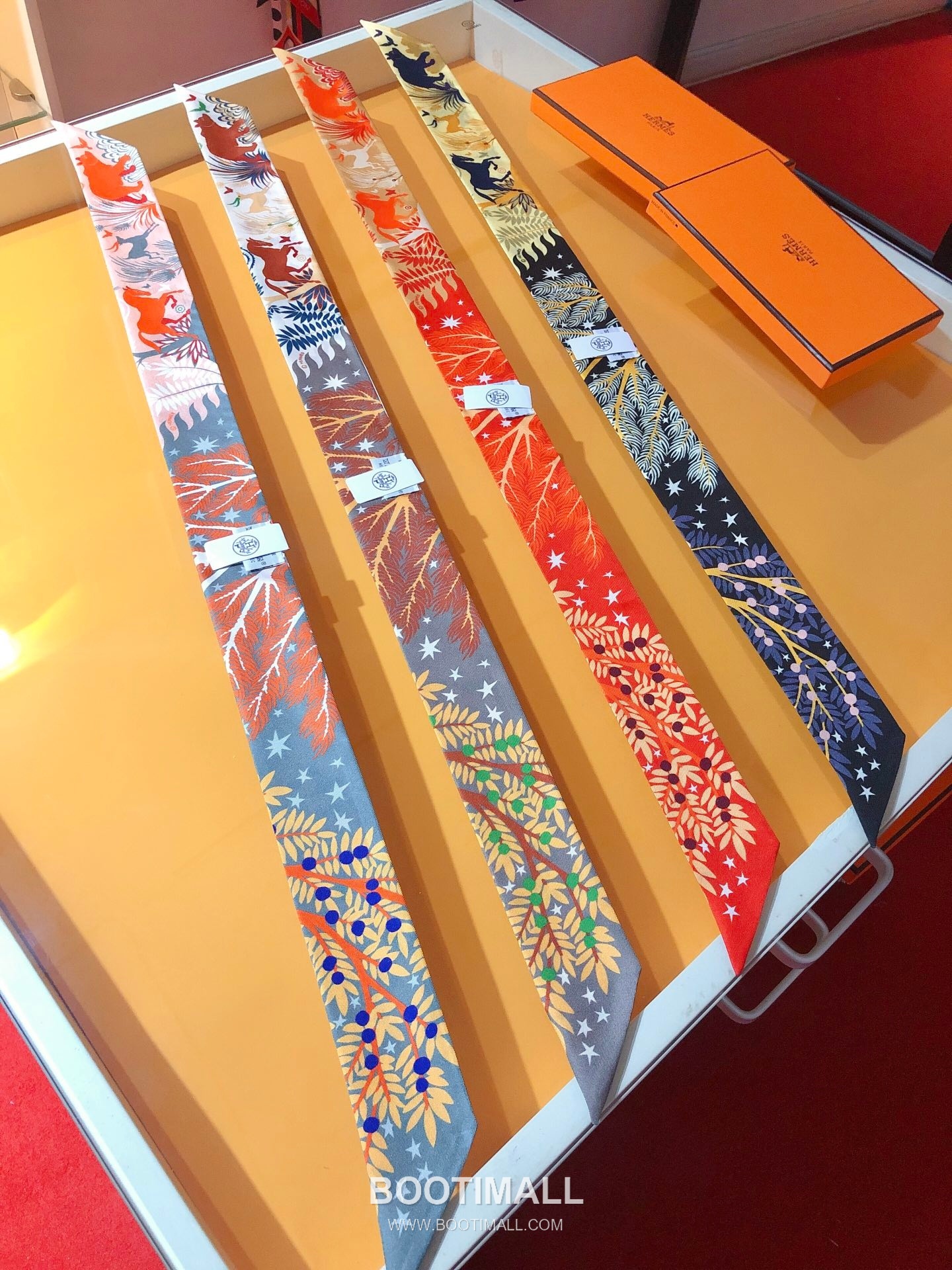 Hermes Orpheus Twilly Silk Twill Multicolor Twilly Scarf 에르메스 오르페우스 트윌리 실크 트윌 멀티컬러 트윌리 스카프 86cm 9