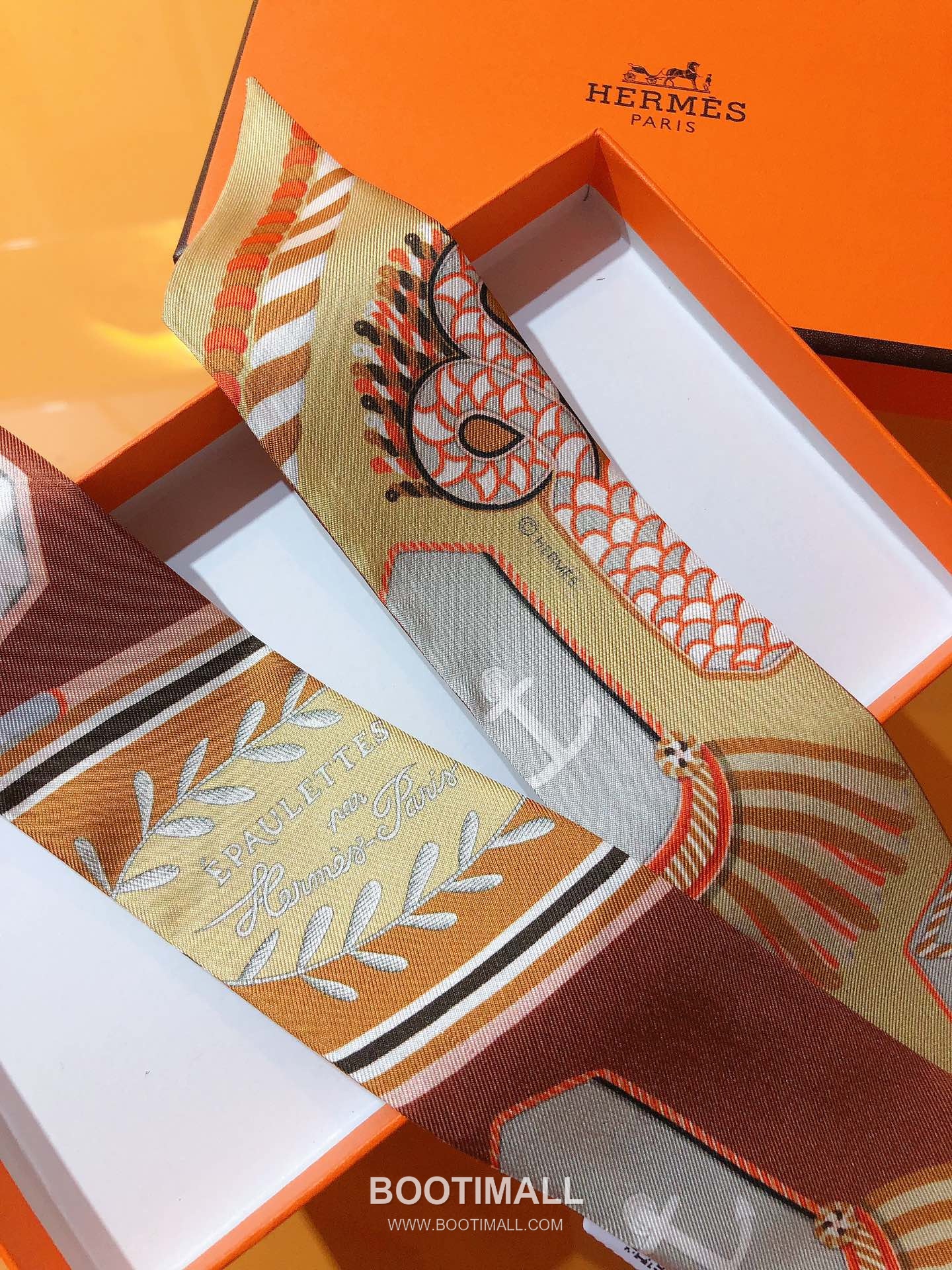 Hermes Twilly Silk Scarf Silk Twill Multicolor 에르메스 트윌리 실크 스카프 실크 트윌 멀티컬러 86cm 6