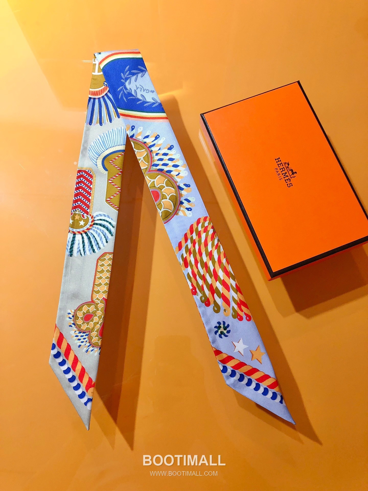 Hermes Twilly Silk Scarf Silk Twill Multicolor 에르메스 트윌리 실크 스카프 실크 트윌 멀티컬러 86cm 3