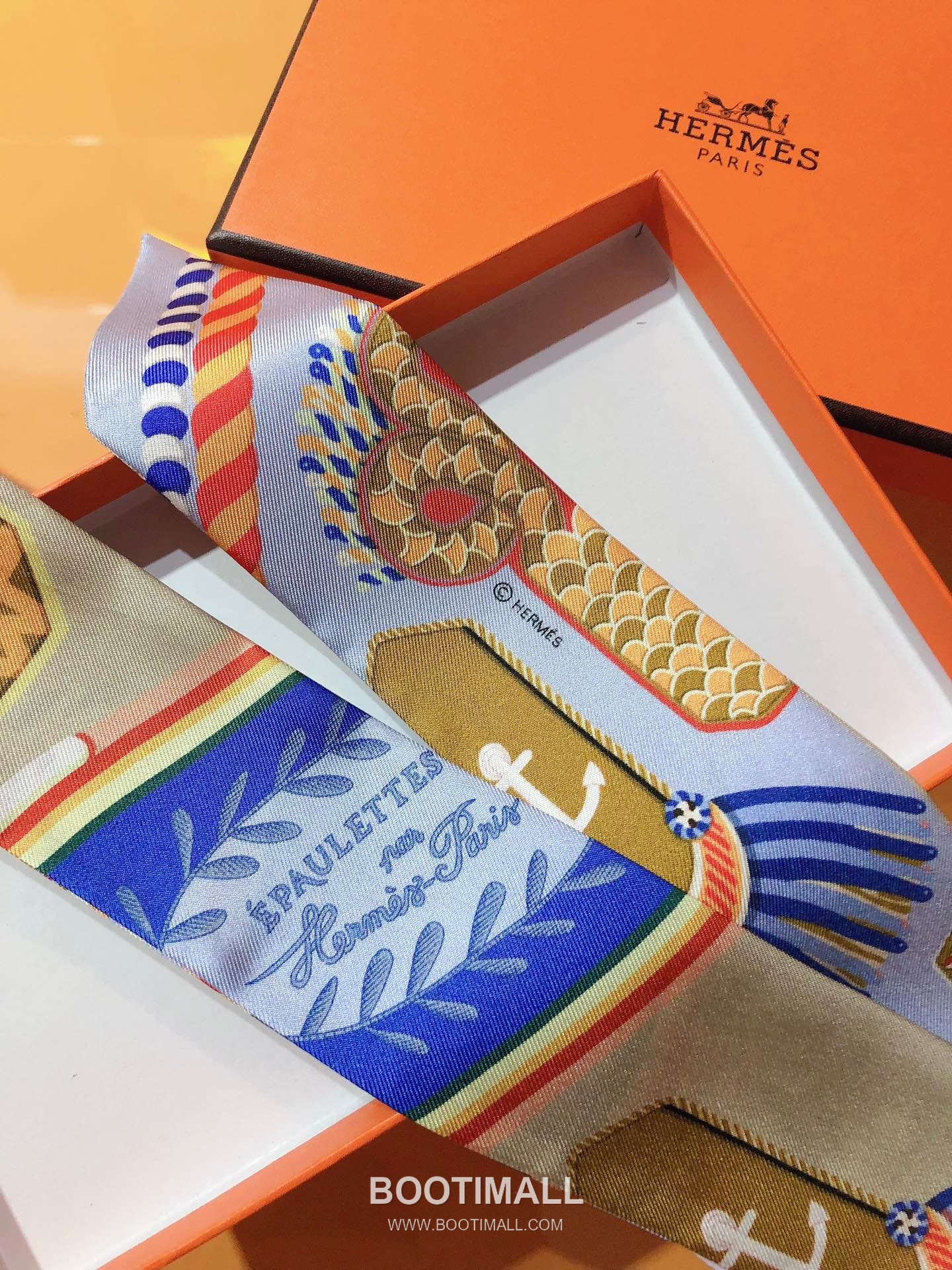 Hermes Twilly Silk Scarf Silk Twill Multicolor 에르메스 트윌리 실크 스카프 실크 트윌 멀티컬러 86cm 6