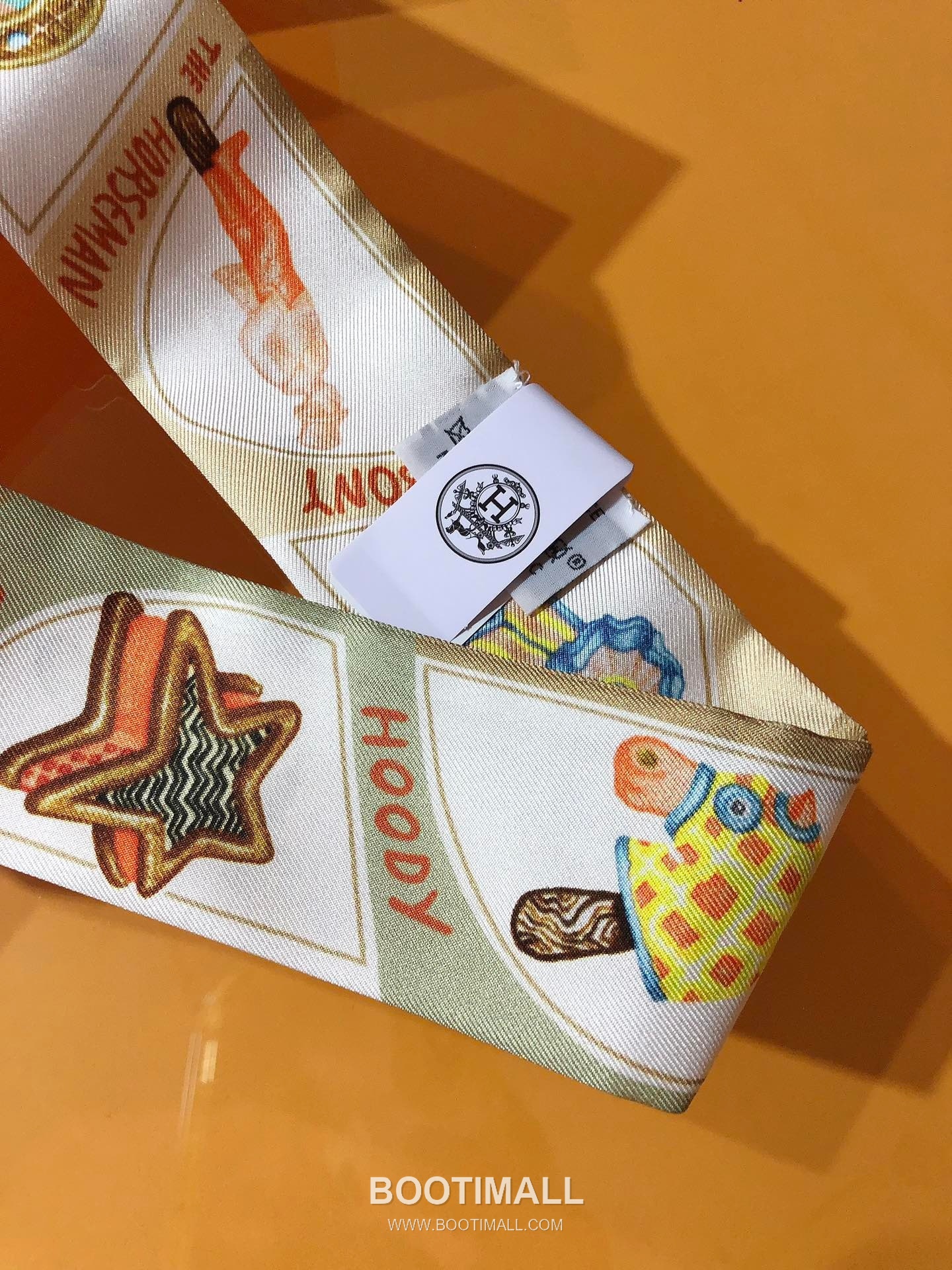 Hermes Twilly Silk Ribbon Silk Twill Multicolor Twilly Scarf 에르메스 트윌리 실크 리본 실크 트윌 멀티컬러 트윌리 스카프 86cm 5