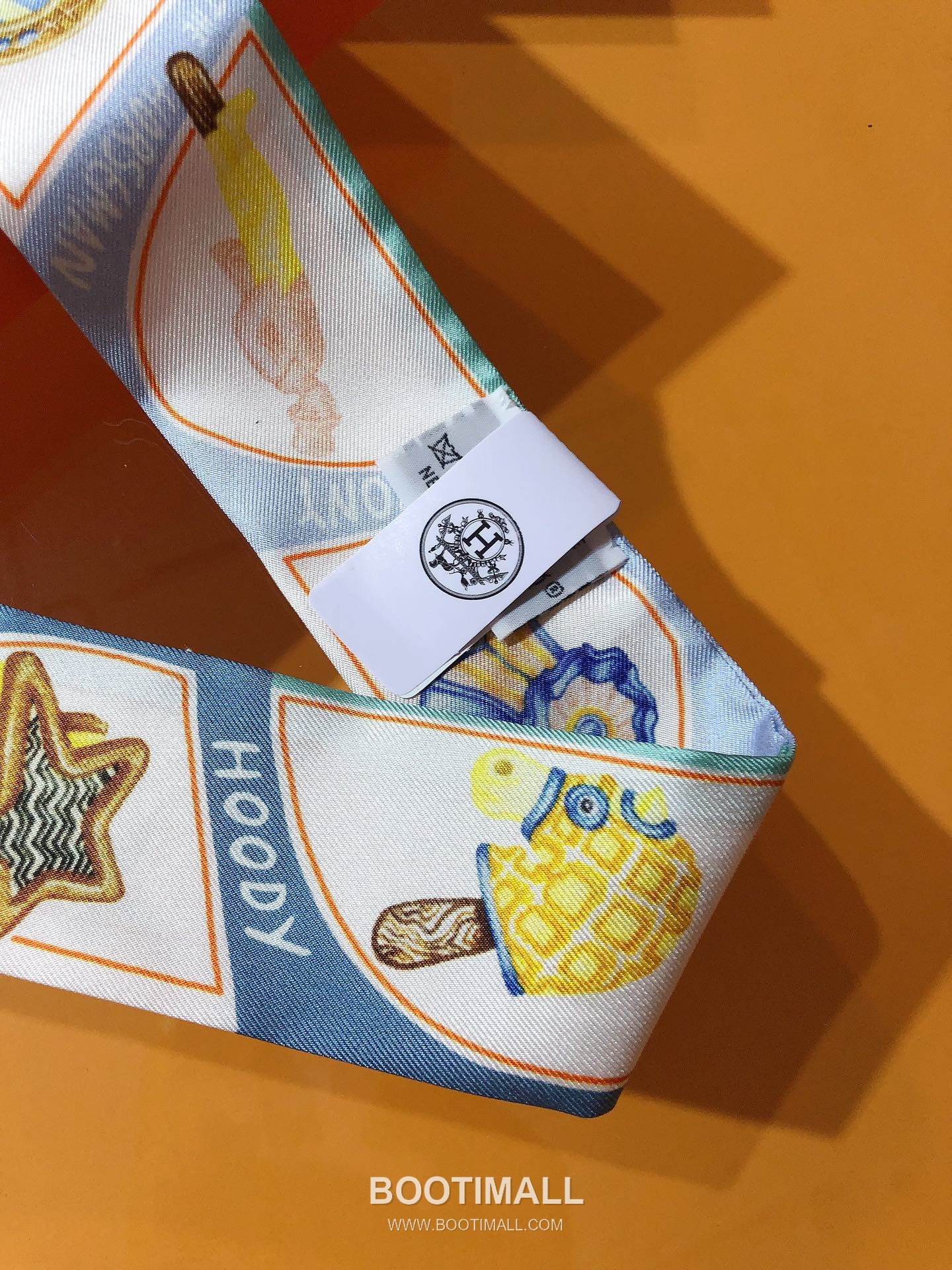 Hermes Twilly Silk Ribbon Silk Twill Multicolor Twilly Scarf 에르메스 트윌리 실크 리본 실크 트윌 멀티컬러 트윌리 스카프 86cm 5