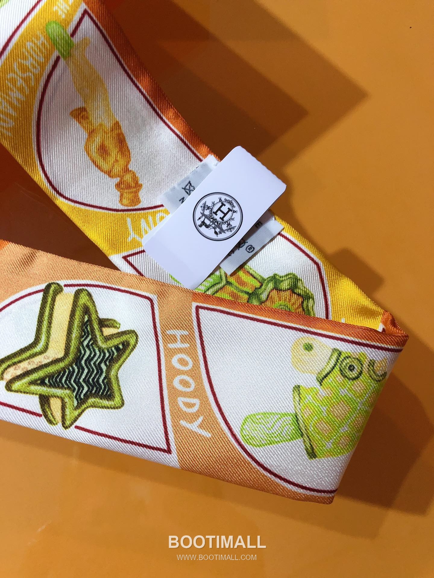 Hermes Twilly Silk Ribbon Silk Twill Multicolor Twilly Scarf 에르메스 트윌리 실크 리본 실크 트윌 멀티컬러 트윌리 스카프 86cm 5