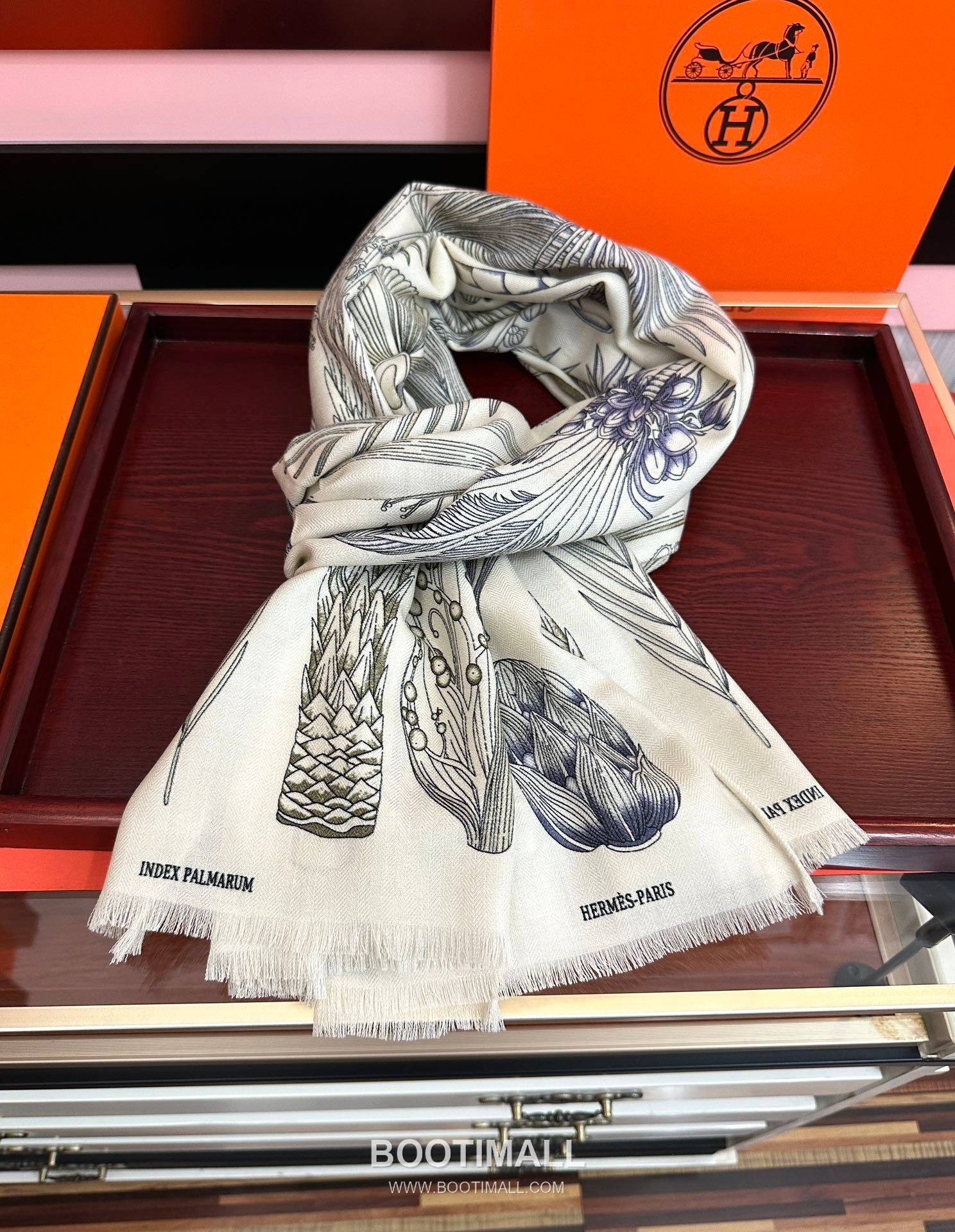 Hermes Cashmere Scarf Cashmere Black 에르메스 캐시미어 스카프 캐시미어 블랙 185cm 5