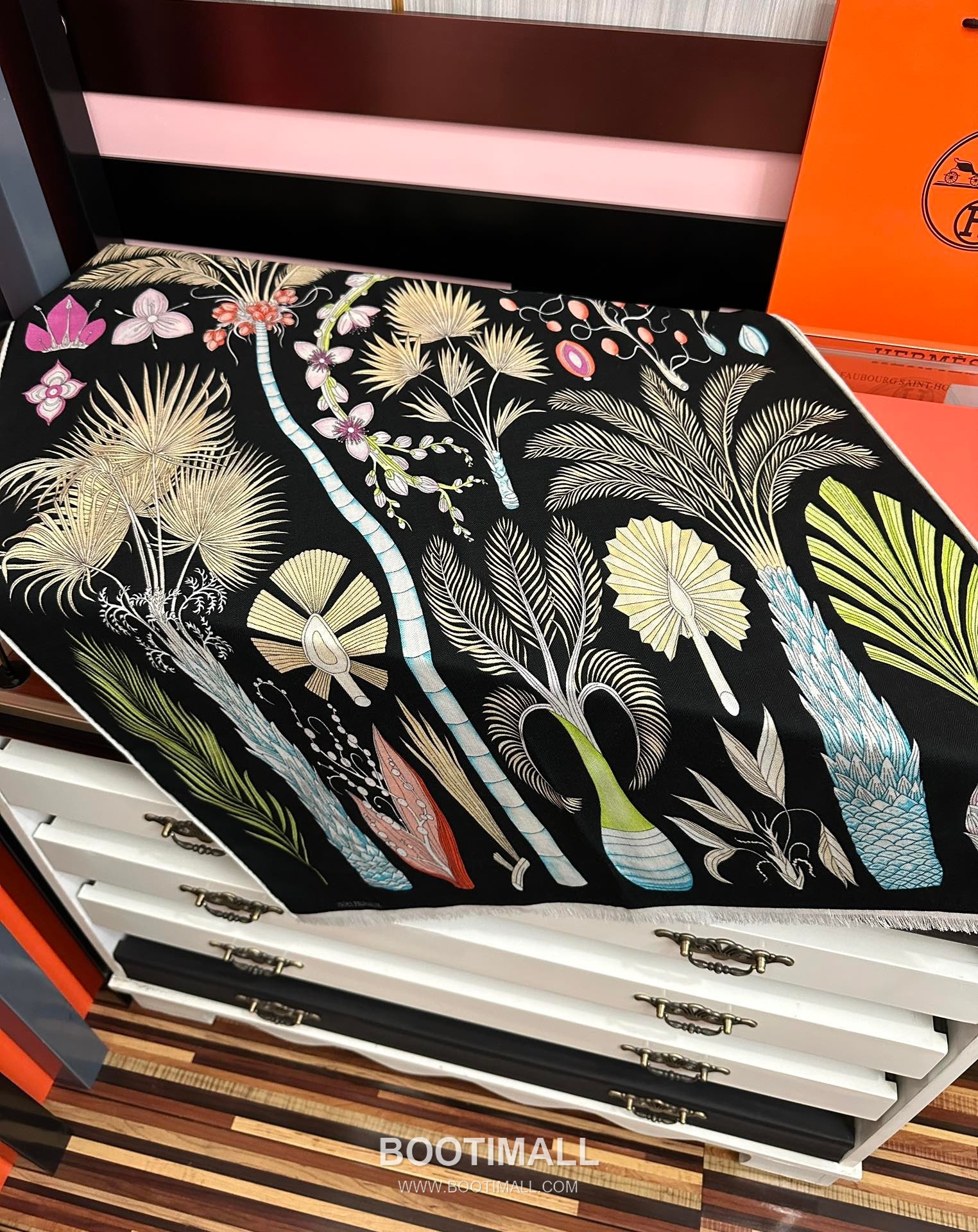 Hermes Cashmere Scarf Cashmere Black 에르메스 캐시미어 스카프 캐시미어 블랙 185cm 6