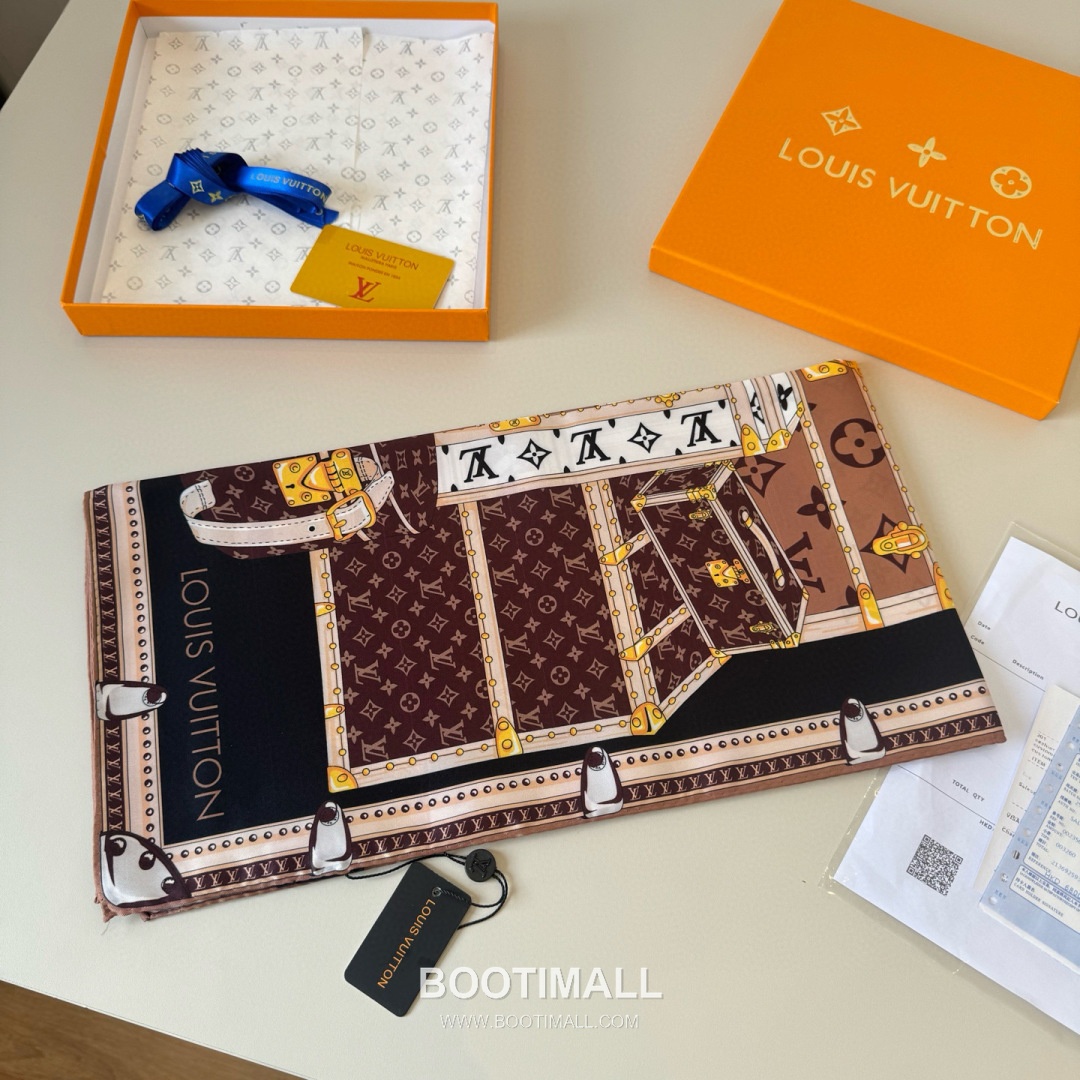 Louis Vuitton Lets Go 90 Scarf Silk Multicolor 루이비통 렛츠 고 90 스카프 실크 멀티컬러 90cm 3