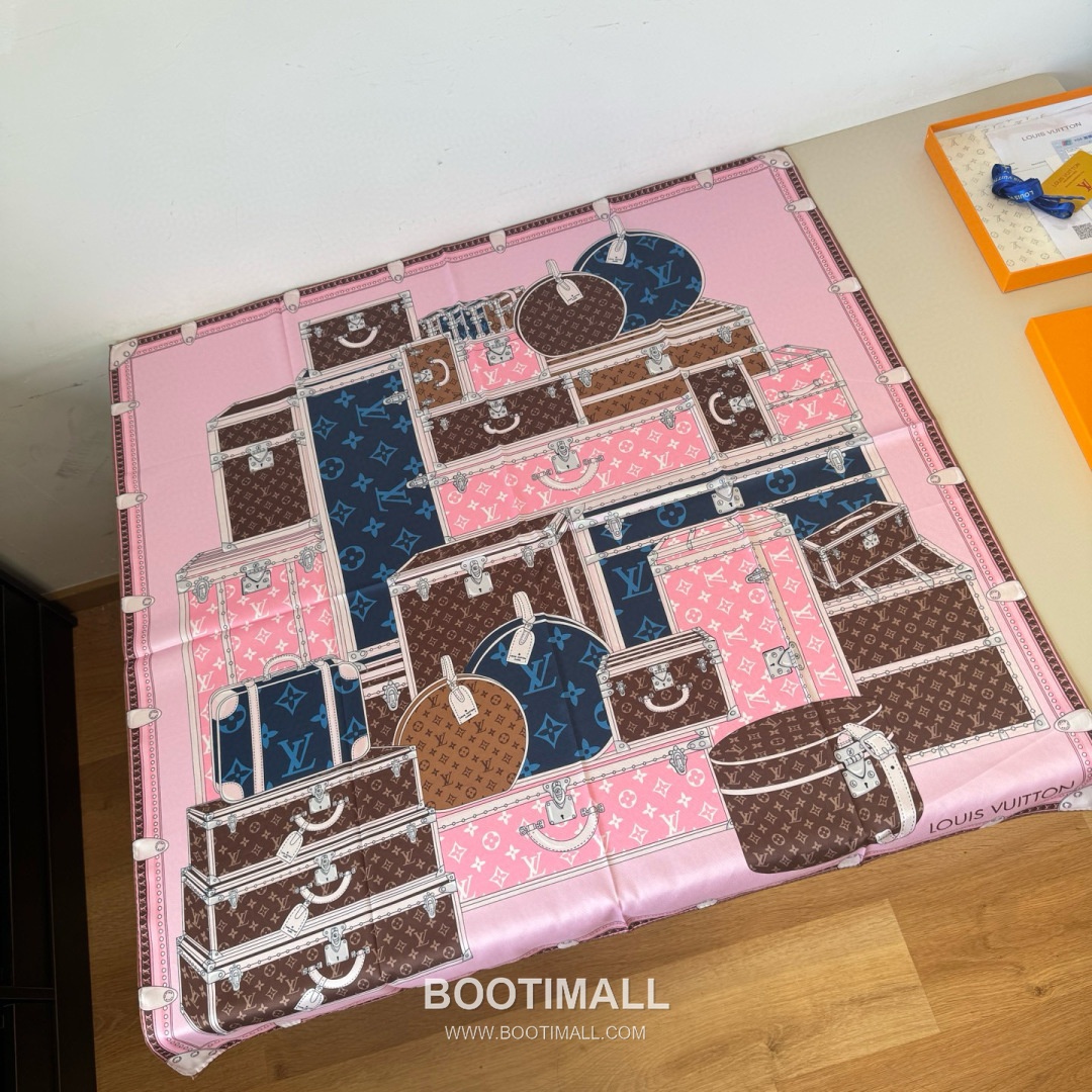 Louis Vuitton Lets Go 90 Scarf Silk Multicolor 루이비통 렛츠 고 90 스카프 실크 멀티컬러 90cm 1