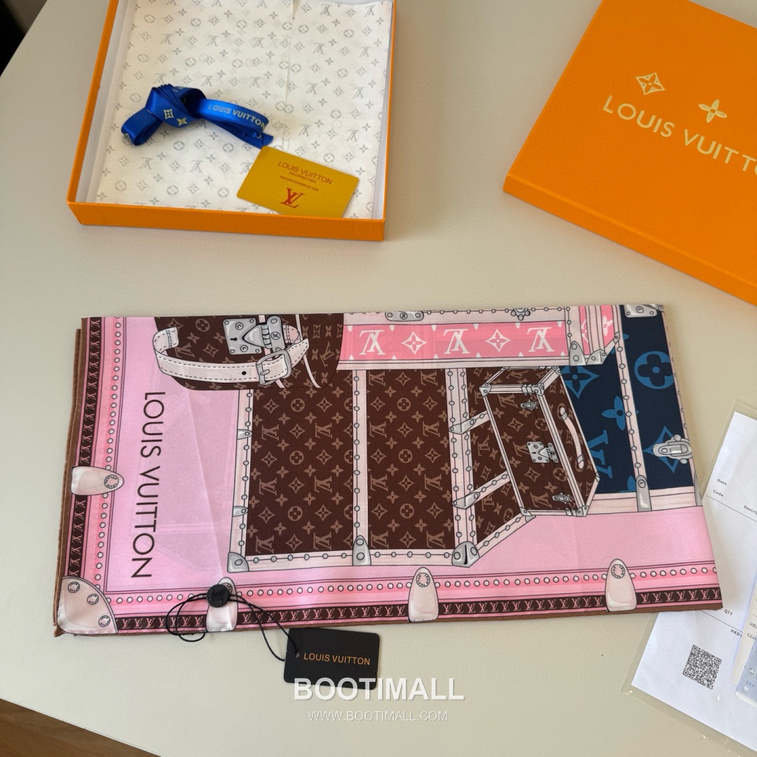 Louis Vuitton Lets Go 90 Scarf Silk Multicolor 루이비통 렛츠 고 90 스카프 실크 멀티컬러 90cm 3