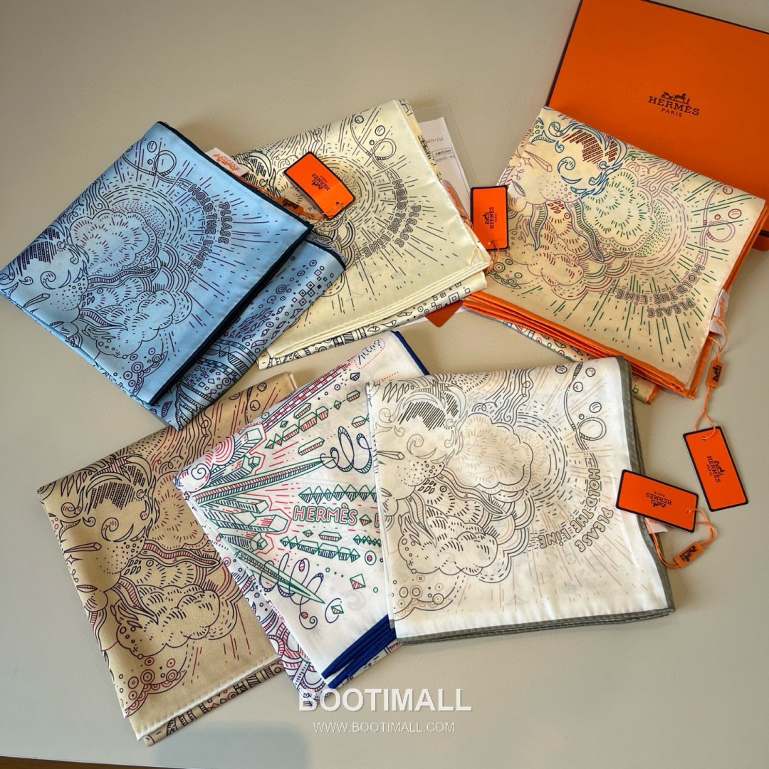 Hermes Connecting 90 Square Silk Black Scarf 에르메스 커넥팅 90 스퀘어 실크 블랙 스카프 90×90cm 9