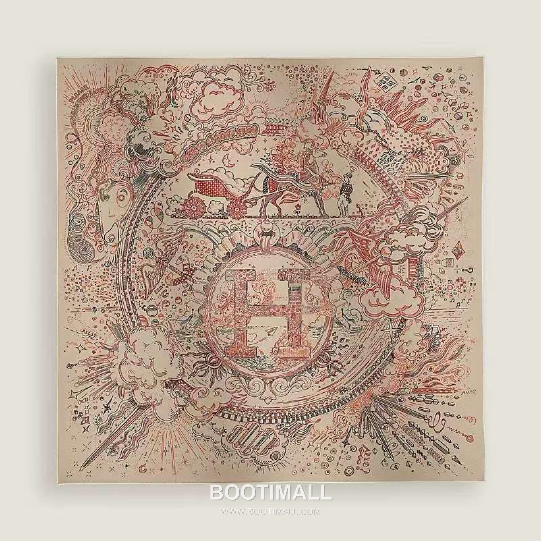 Hermes Connecting 90 Square Silk Black Scarf 에르메스 커넥팅 90 스퀘어 실크 블랙 스카프 90cm 1