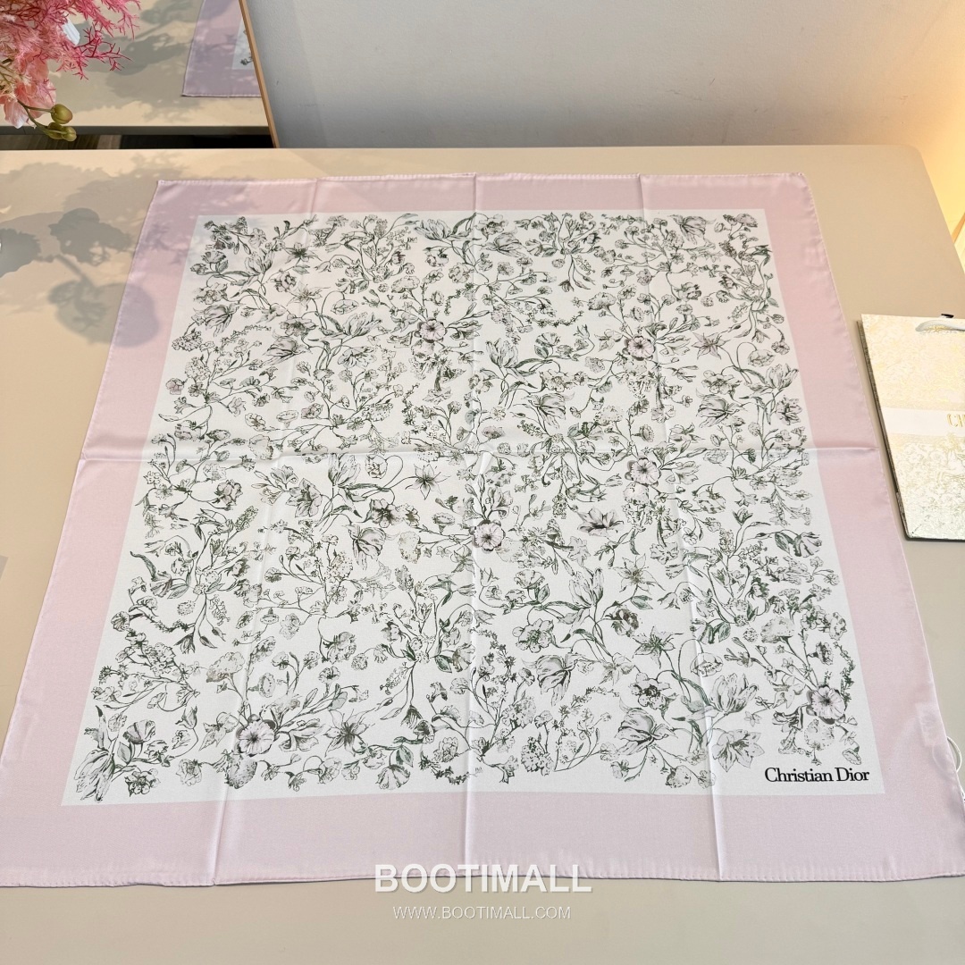 Hermes Millefiori Square Scarf Silk Soft Tone 에르메스 밀레피오리 스퀘어 스카프 실크 소프트 톤 90cm 2