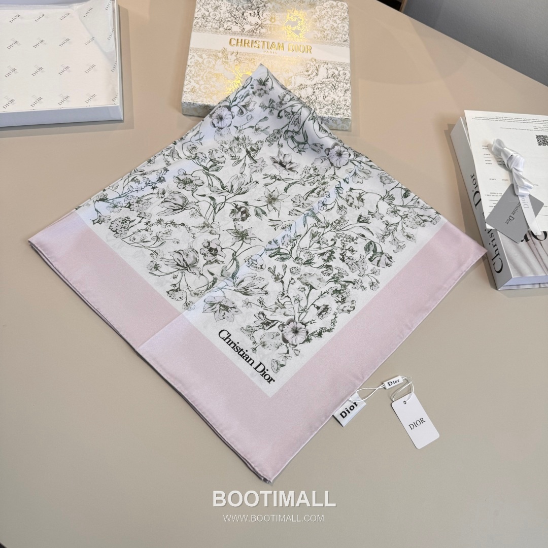 Hermes Millefiori Square Scarf Silk Soft Tone 에르메스 밀레피오리 스퀘어 스카프 실크 소프트 톤 90cm 3