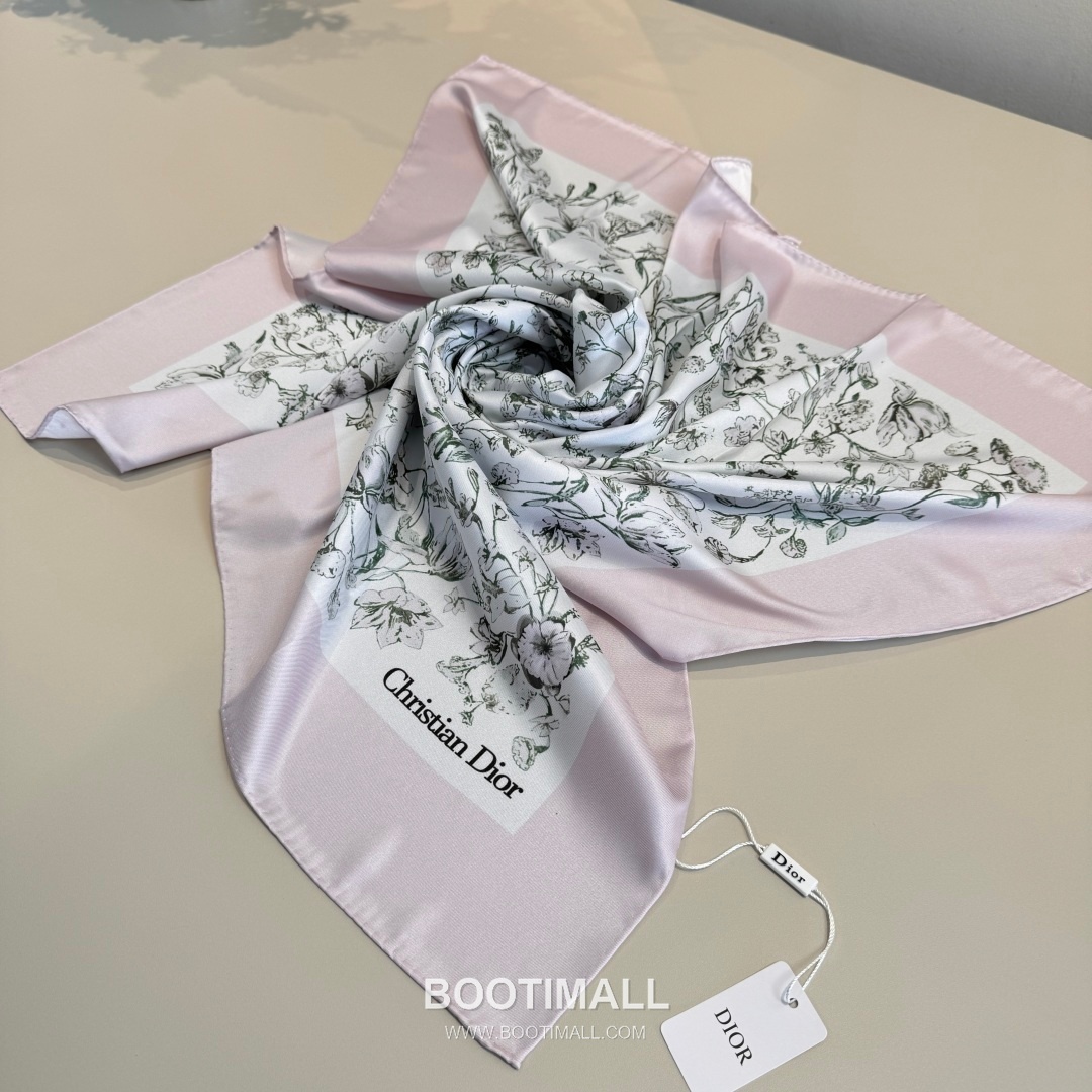 Hermes Millefiori Square Scarf Silk Soft Tone 에르메스 밀레피오리 스퀘어 스카프 실크 소프트 톤 90cm 8