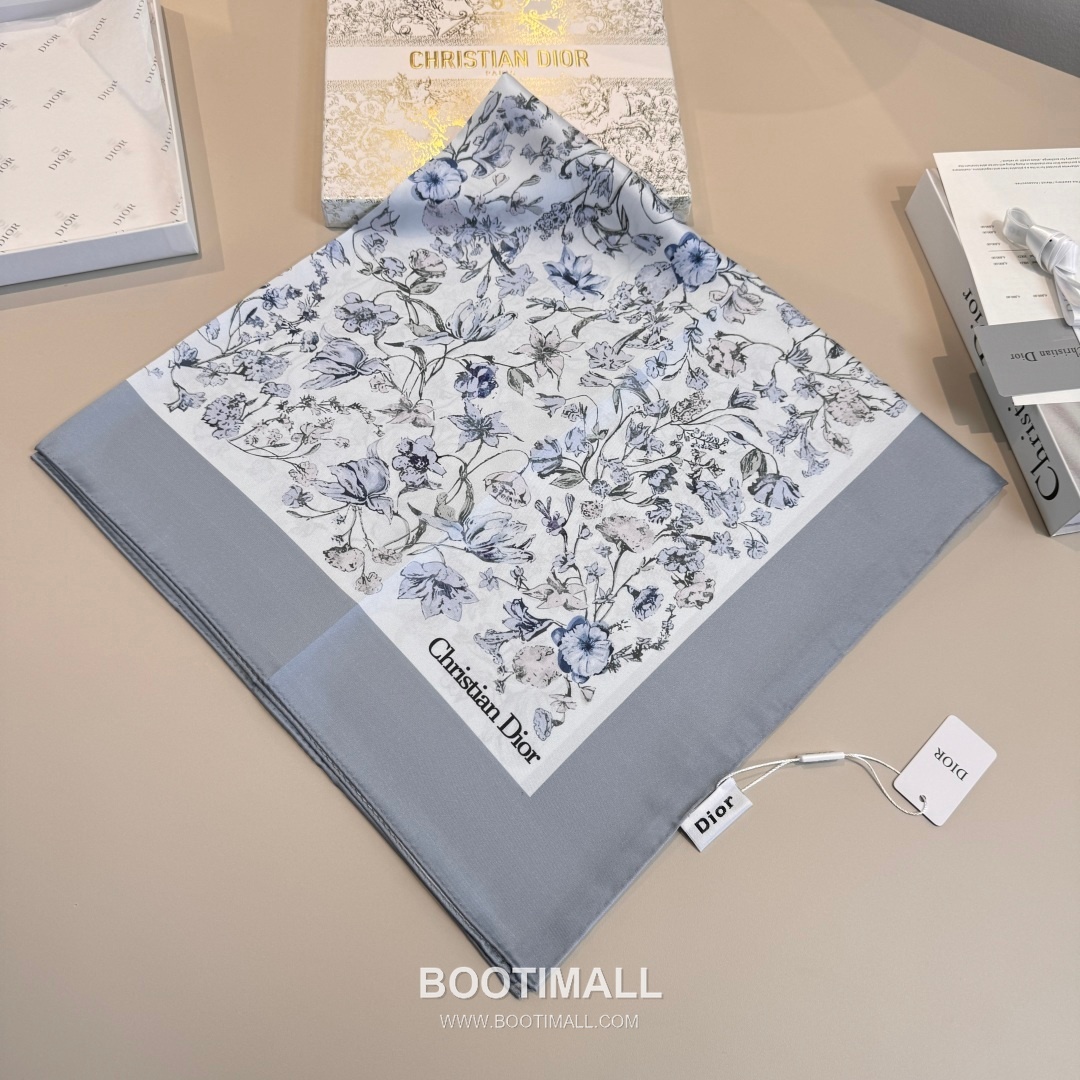 Hermes Millefiori Square Scarf Silk Soft Tone 에르메스 밀레피오리 스퀘어 스카프 실크 소프트 톤 90cm 3