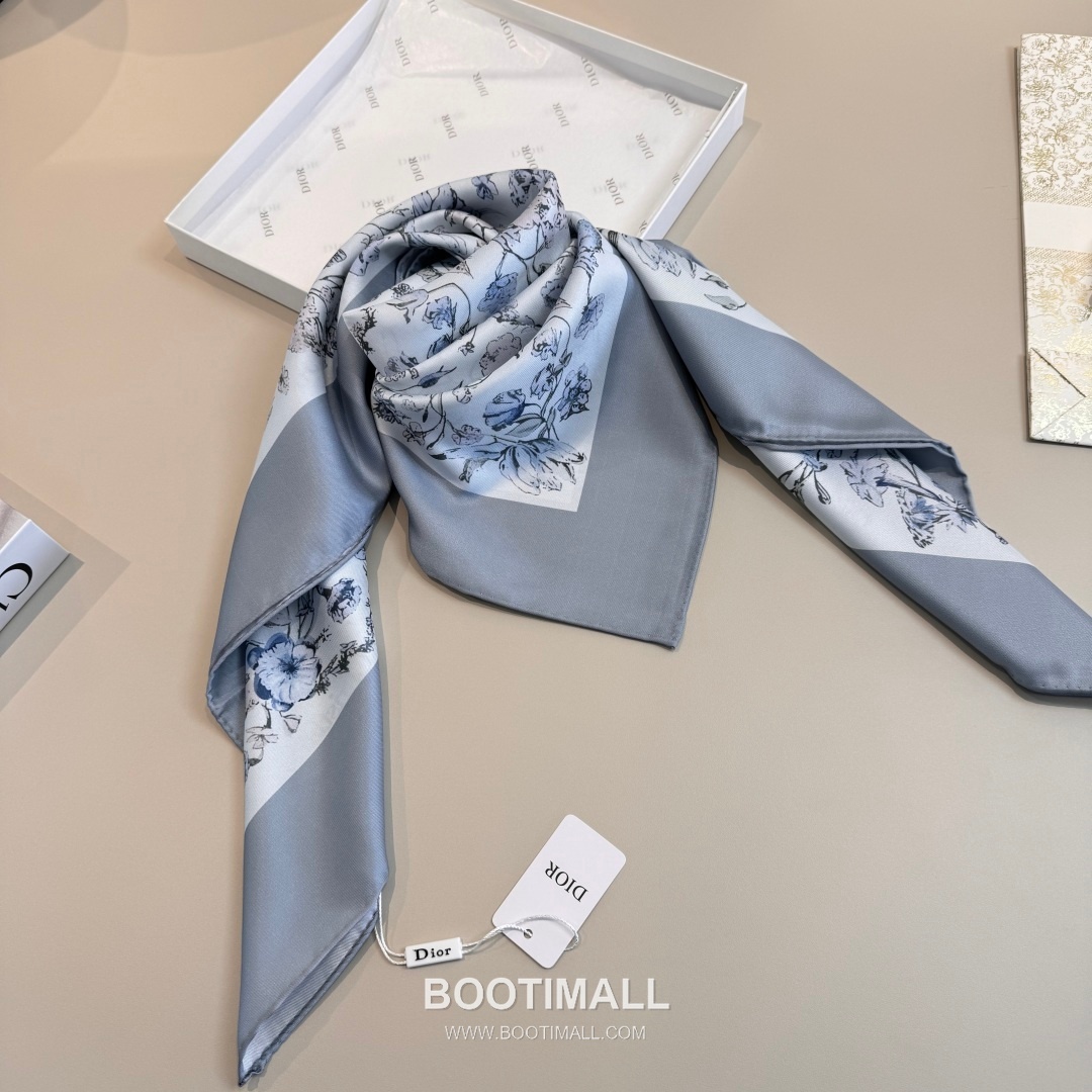 Hermes Millefiori Square Scarf Silk Soft Tone 에르메스 밀레피오리 스퀘어 스카프 실크 소프트 톤 90cm 6