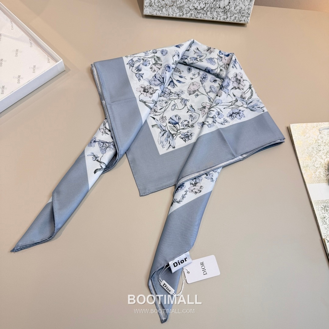 Hermes Millefiori Square Scarf Silk Soft Tone 에르메스 밀레피오리 스퀘어 스카프 실크 소프트 톤 90cm 7