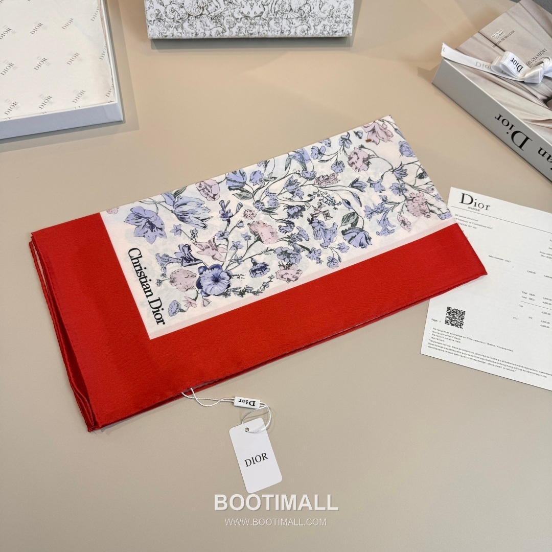 Hermes Millefiori Square Scarf Silk Soft Tone 에르메스 밀레피오리 스퀘어 스카프 실크 소프트 톤 90cm 3