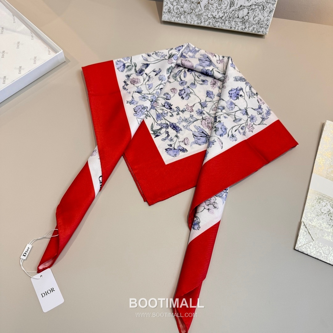 Hermes Millefiori Square Scarf Silk Soft Tone 에르메스 밀레피오리 스퀘어 스카프 실크 소프트 톤 90cm 5