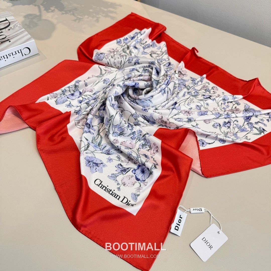 Hermes Millefiori Square Scarf Silk Soft Tone 에르메스 밀레피오리 스퀘어 스카프 실크 소프트 톤 90cm 7