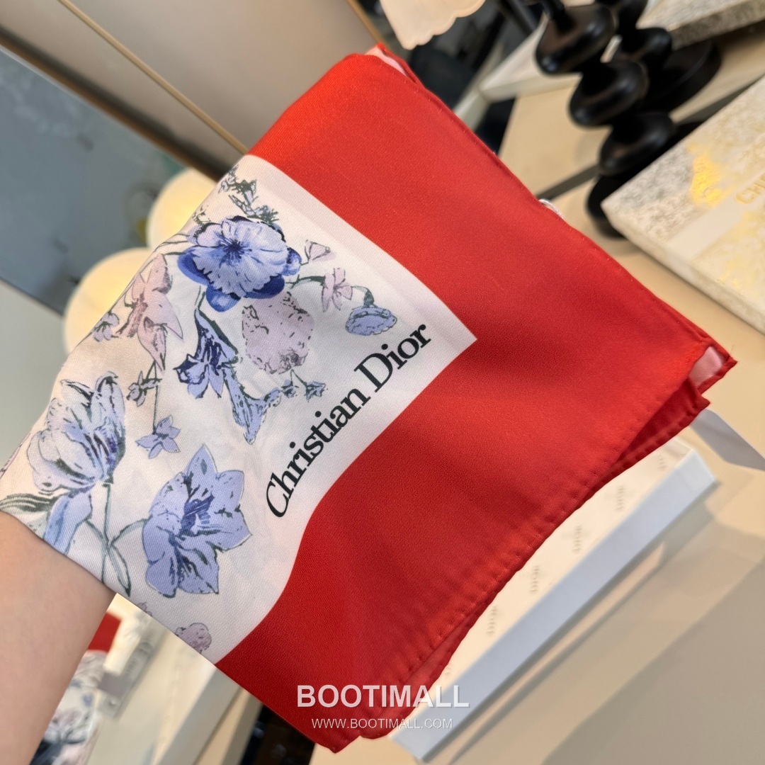 Hermes Millefiori Square Scarf Silk Soft Tone 에르메스 밀레피오리 스퀘어 스카프 실크 소프트 톤 90cm 8