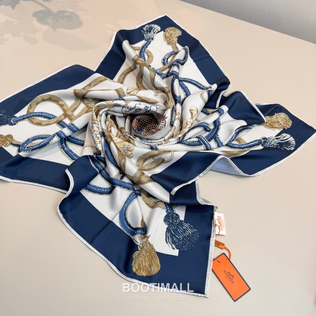 Hermes Saddle Horse Square Silk Black Scarf 에르메스 안장 말 스퀘어 실크 블랙 스카프 90cm 8