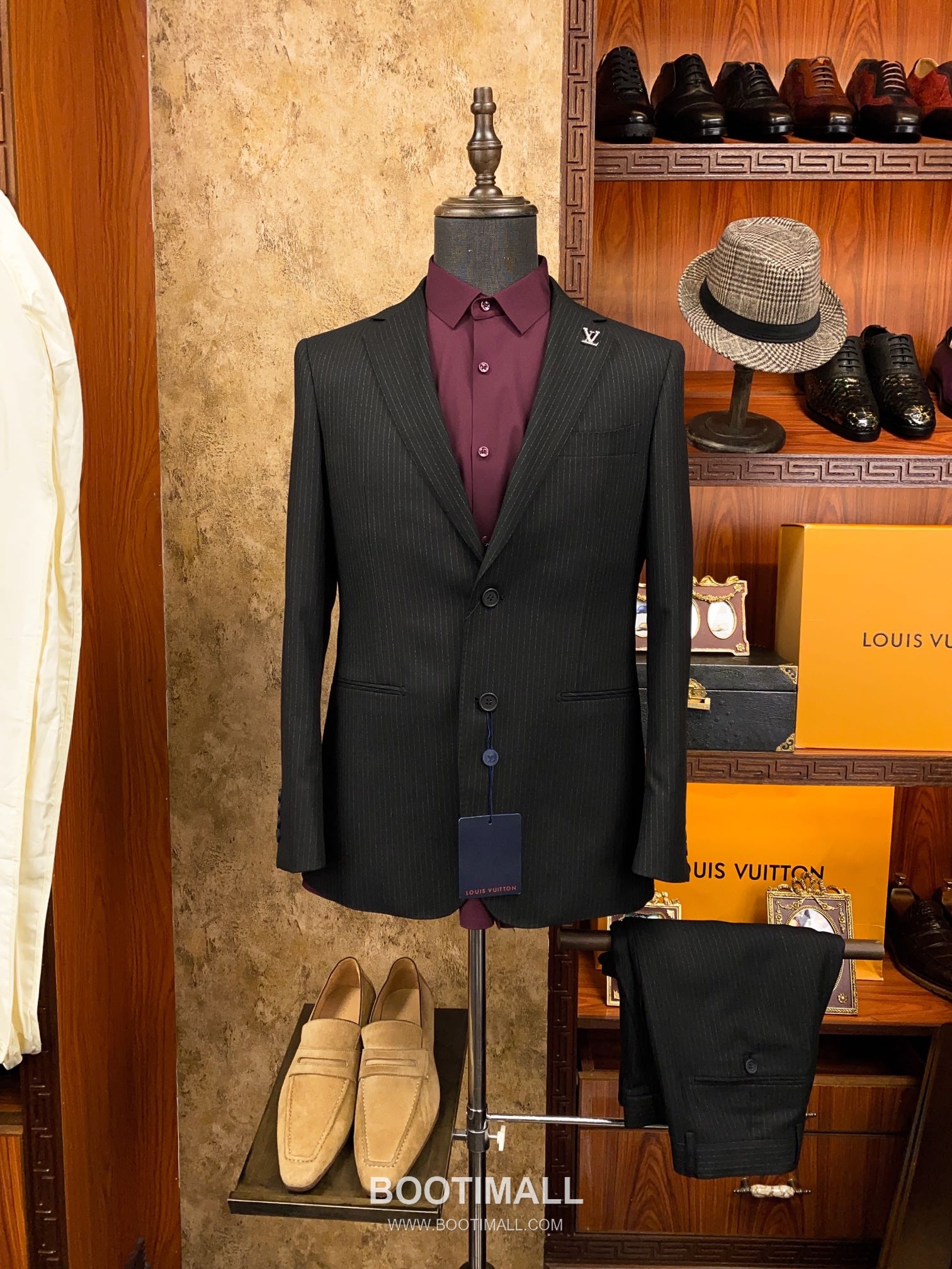 Louis Vuitton Suit Set Polyester, Viscose, Elastane Beige 루이비통 수트 세트 폴리에스터, 비스코스, 엘라스틴 베이지 1