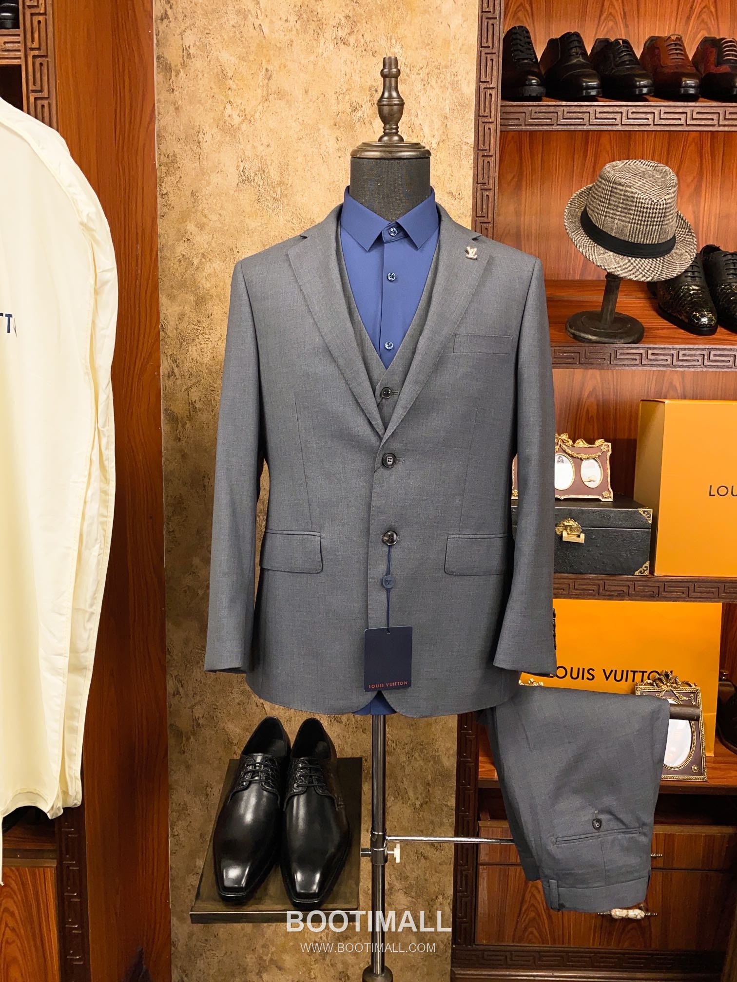 Louis Vuitton Wool Suit Set Wool Black 루이비통 울 수트 3피스 세트 울 블랙 M, 3XL 1