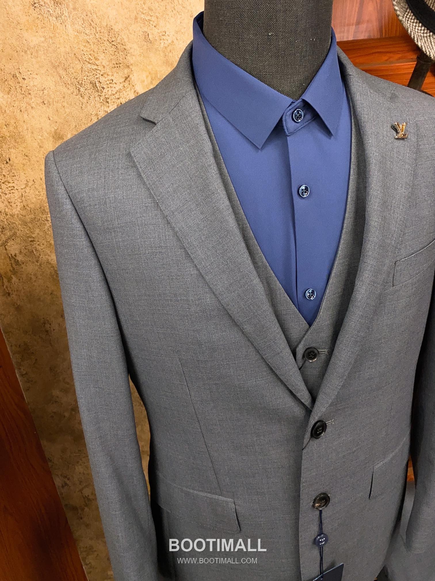 Louis Vuitton Wool Suit Set Wool Black 루이비통 울 수트 3피스 세트 울 블랙 M, 3XL 3