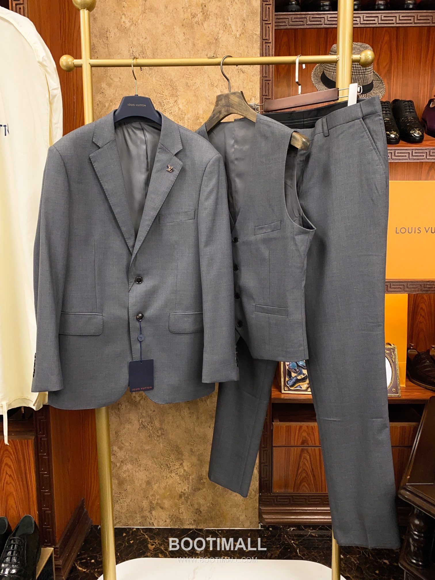 Louis Vuitton Wool Suit Set Wool Black 루이비통 울 수트 3피스 세트 울 블랙 M, 3XL 10