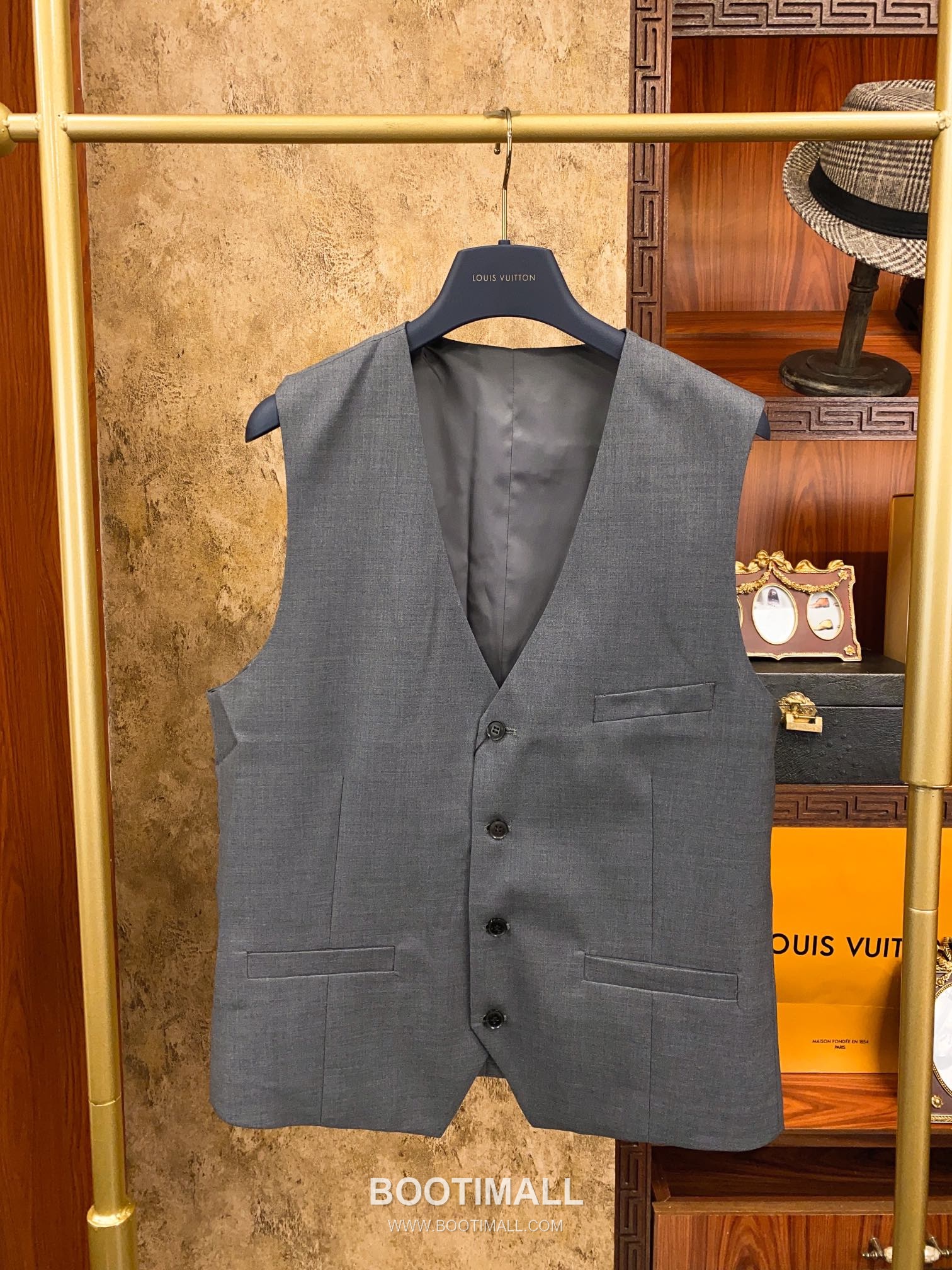 Louis Vuitton Wool Suit Set Wool Black 루이비통 울 수트 3피스 세트 울 블랙 M, 3XL 13
