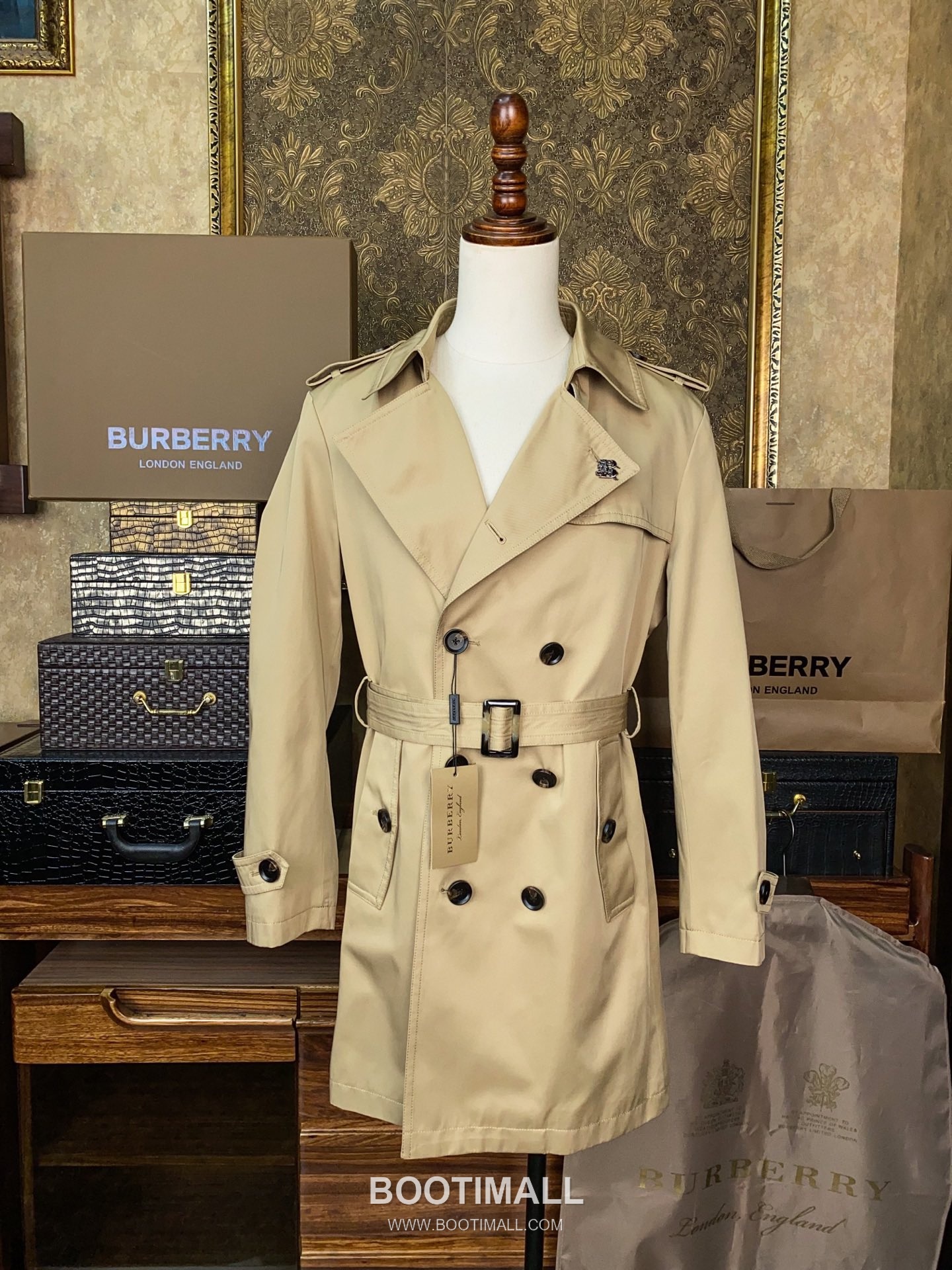 Burberry Classic Trench Coat Honey 버버리 클래식 트렌치코트 허니 1