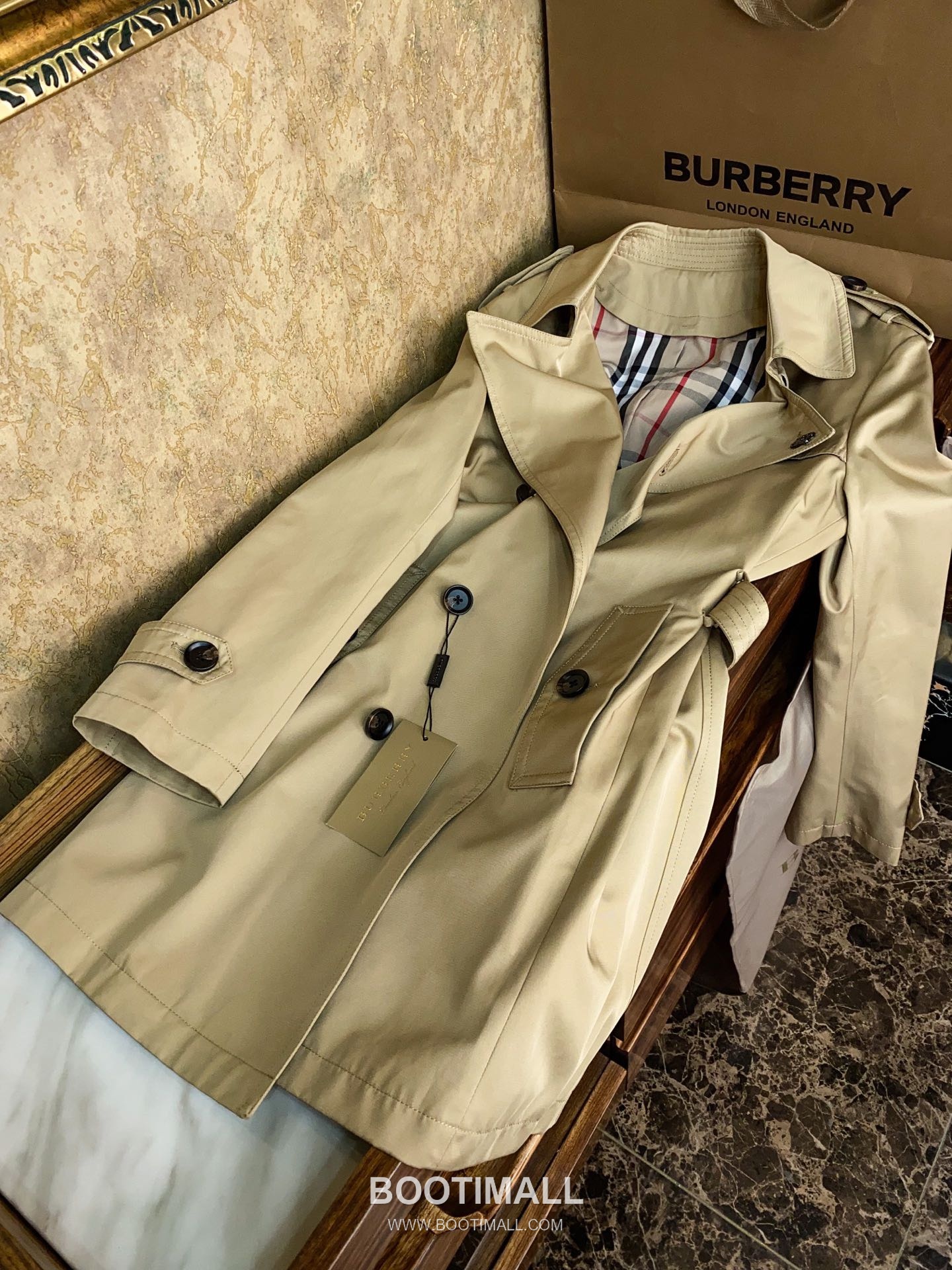 Burberry Classic Trench Coat Honey 버버리 클래식 트렌치코트 허니 9