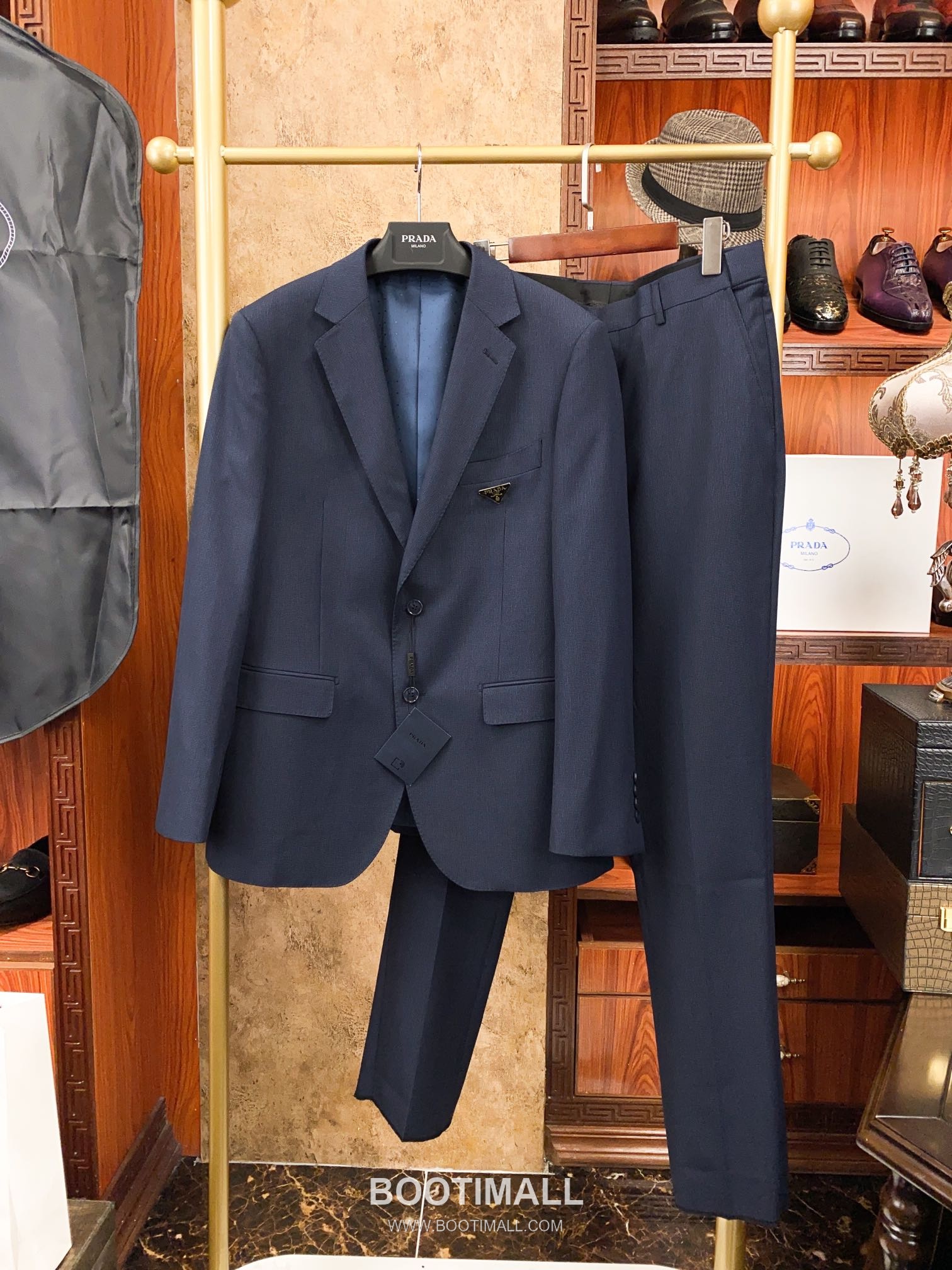 Prada Two-Piece Suit Polyester, Viscose, Modal, Elastane, Nylon 프라다 투피스 수트 세트 폴리에스터, 비스코스, 모달, 엘라스틴, 나일론 10