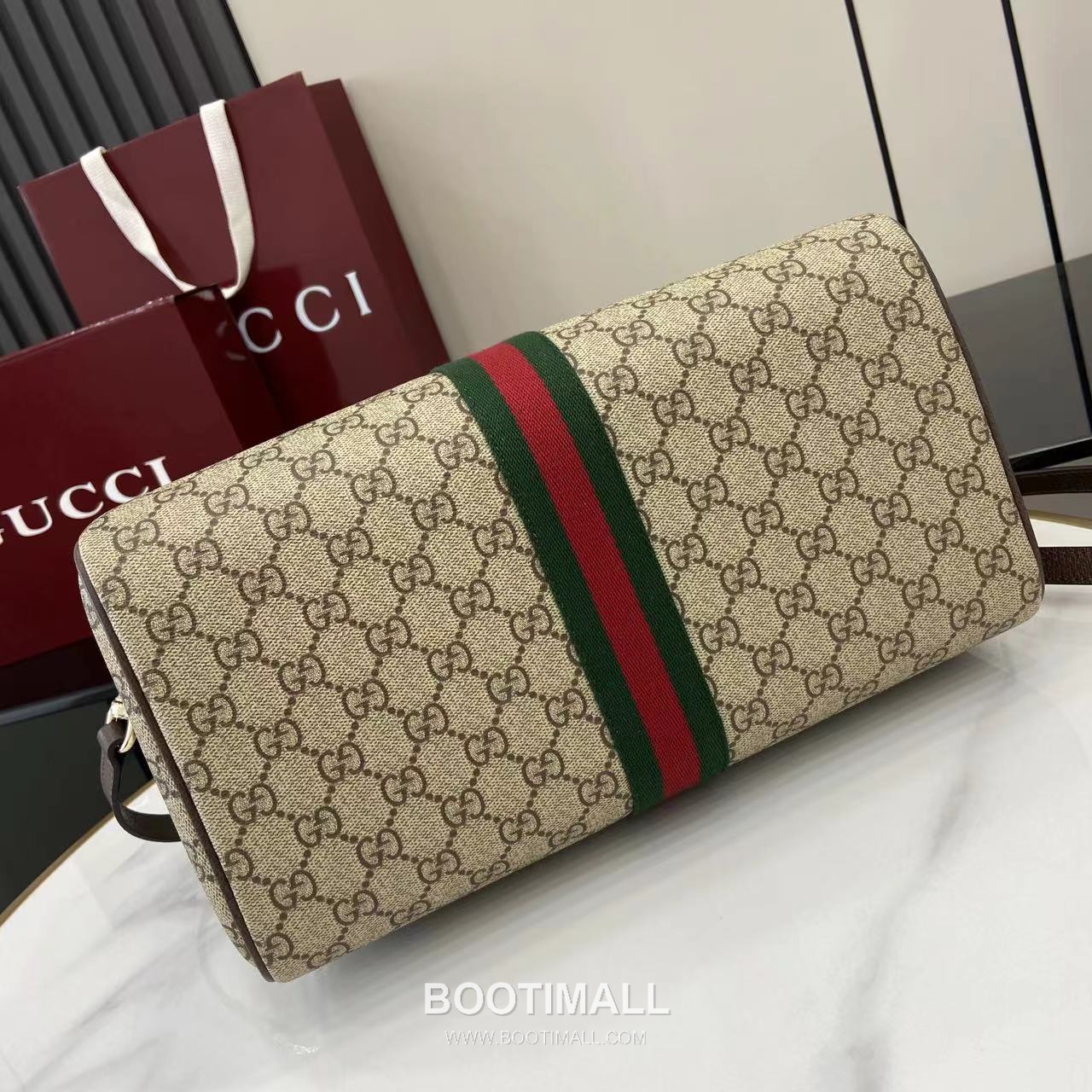 Gucci Ophidia Tote Bag GG Canvas Brown 구찌 오피디아 토트백 836824 GG 캔버스 브라운 31cm 4
