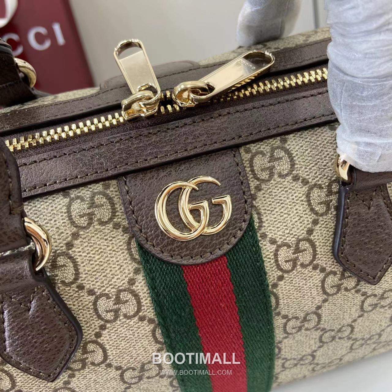 Gucci Ophidia Top Handle GG Canvas Brown Top Handle Bag 구찌 오피디아 탑 핸들백 836825 GG 캔버스 브라운 탑핸들백 25cm 5