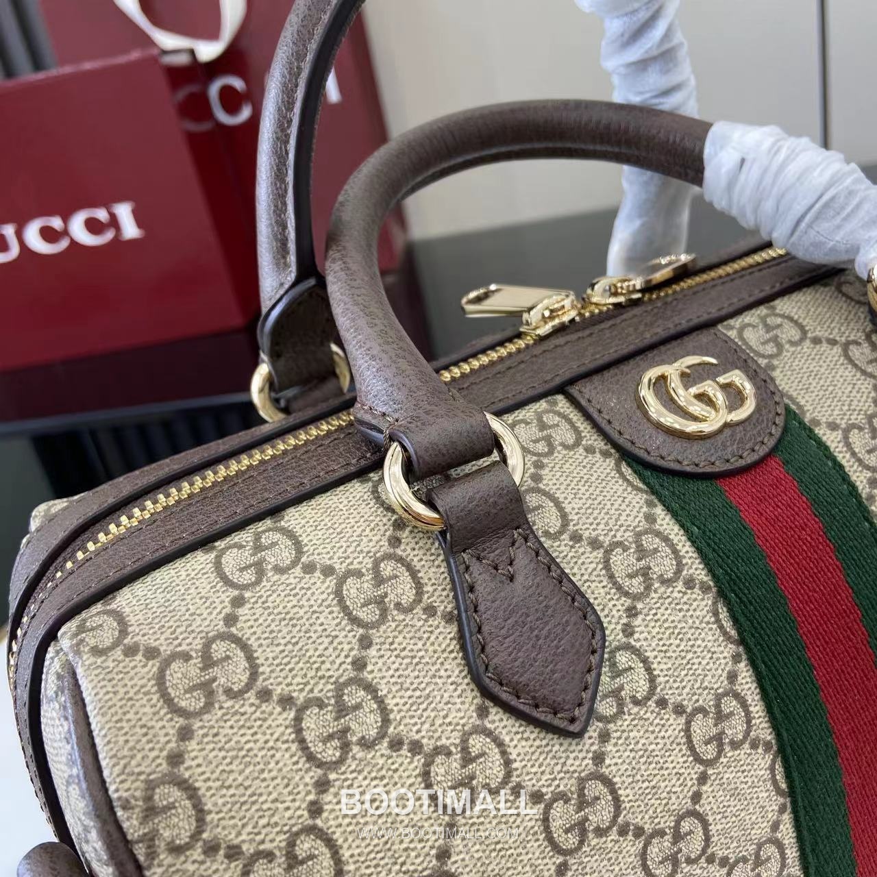 Gucci Ophidia Top Handle GG Canvas Brown Top Handle Bag 구찌 오피디아 탑 핸들백 836825 GG 캔버스 브라운 탑핸들백 25cm 7