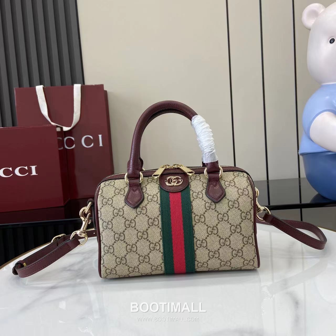 Gucci Ophidia Top Handle GG Canvas Brown Top Handle Bag 구찌 오피디아 탑 핸들백 841294 GG 캔버스 브라운 탑핸들백 21cm 1