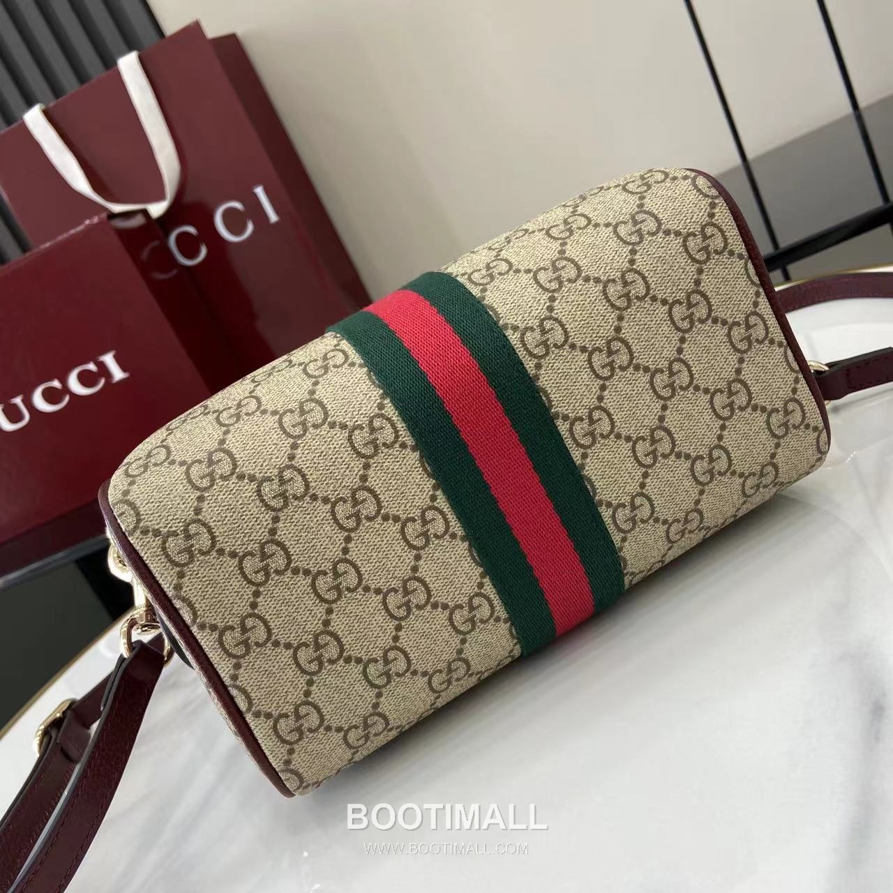 Gucci Ophidia Top Handle GG Canvas Brown Top Handle Bag 구찌 오피디아 탑 핸들백 841294 GG 캔버스 브라운 탑핸들백 21cm 4