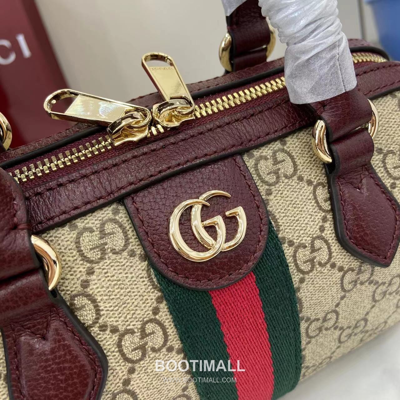 Gucci Ophidia Top Handle GG Canvas Brown Top Handle Bag 구찌 오피디아 탑 핸들백 841294 GG 캔버스 브라운 탑핸들백 21cm 5