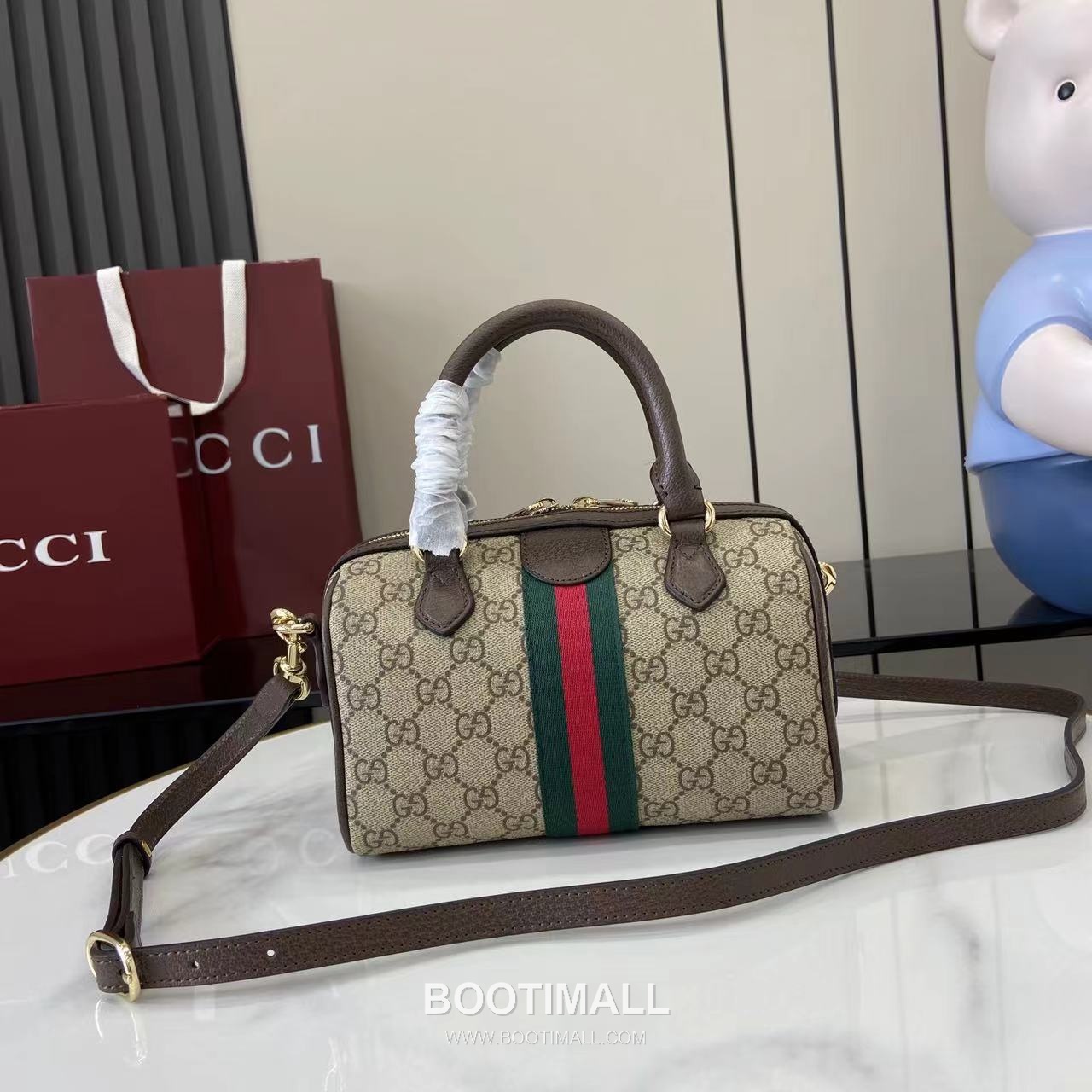 Gucci Ophidia Top Handle GG Canvas Brown Top Handle Bag 구찌 오피디아 탑 핸들백 841294 GG 캔버스 브라운 탑핸들백 21cm 3