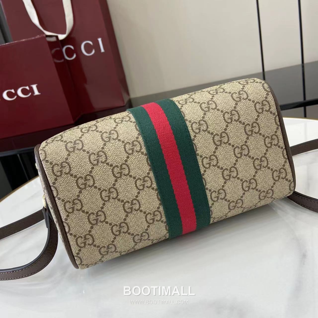 Gucci Ophidia Top Handle GG Canvas Brown Top Handle Bag 구찌 오피디아 탑 핸들백 841294 GG 캔버스 브라운 탑핸들백 21cm 4