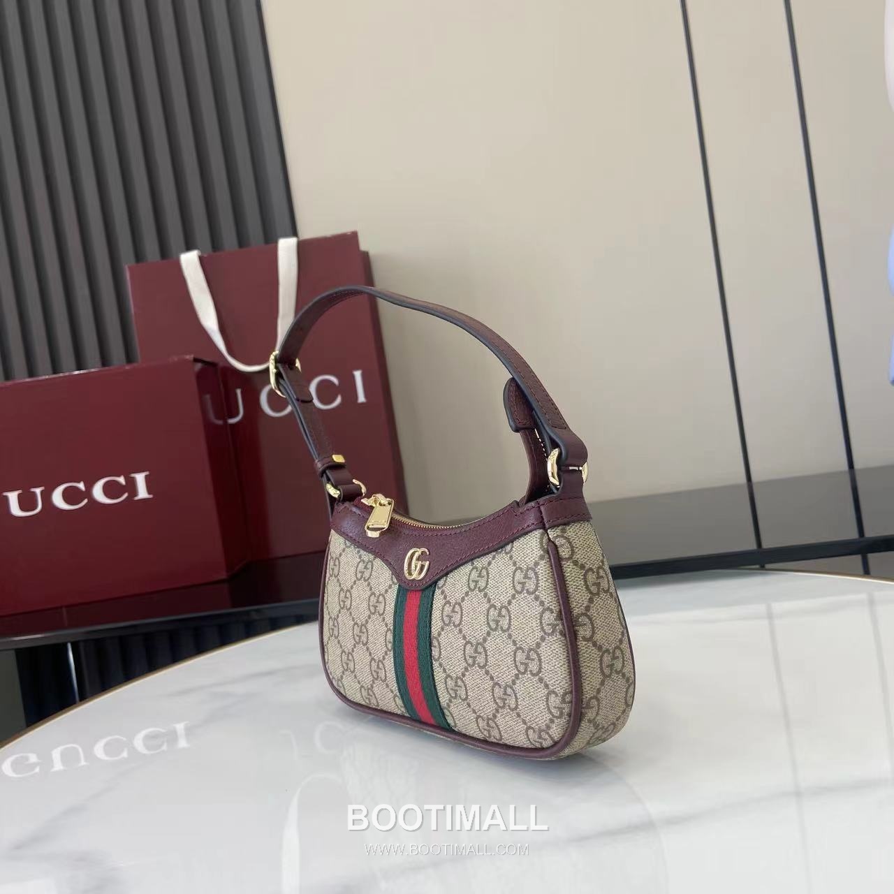 Gucci Ophidia Crossbody Bag GG Coated Fabric Brown 구찌 오피디아 크로스백 838465 GG 코팅 패브릭 브라운 19.5cm 6