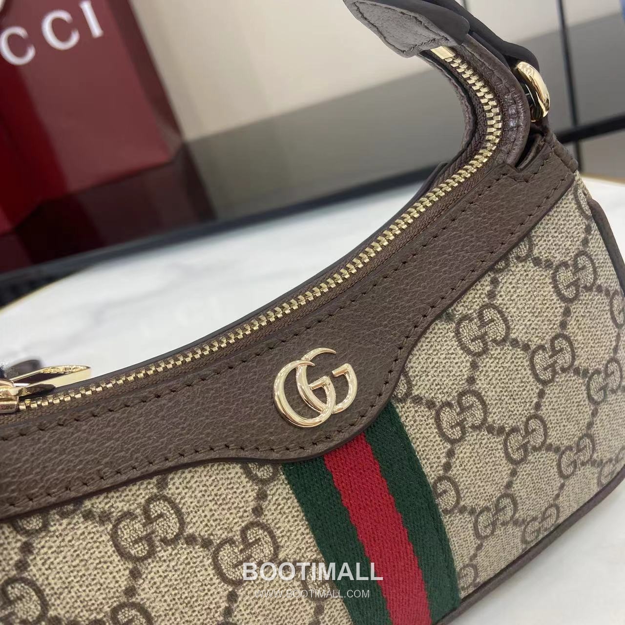 Gucci Ophidia Shoulder Bag GG Coated Fabric Brown 구찌 오피디아 숄더백 838465 GG 코팅 패브릭 브라운 19.5cm 5