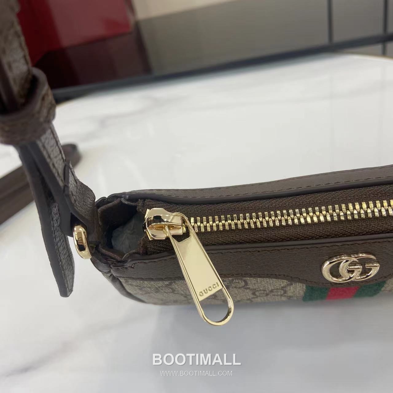 Gucci Ophidia Shoulder Bag GG Coated Fabric Brown 구찌 오피디아 숄더백 838465 GG 코팅 패브릭 브라운 19.5cm 7