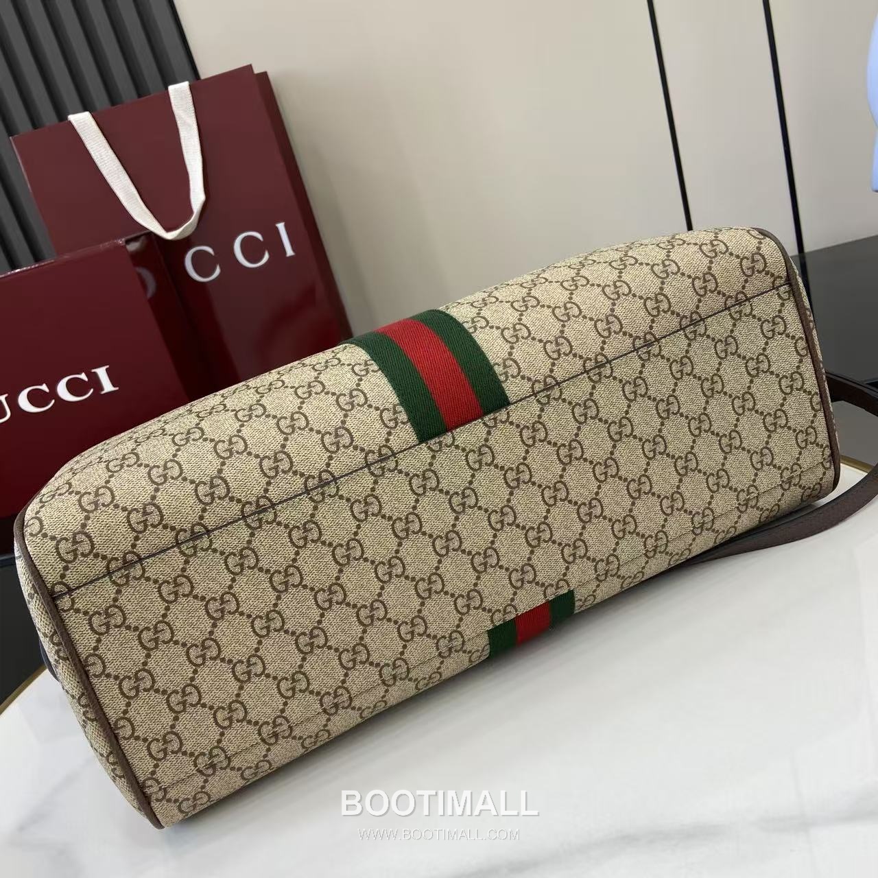 Gucci Ophidia Tote GG Canvas Brown Tote Bag 구찌 오피디아 토트 836838 GG 캔버스 브라운 토트백 39cm 4