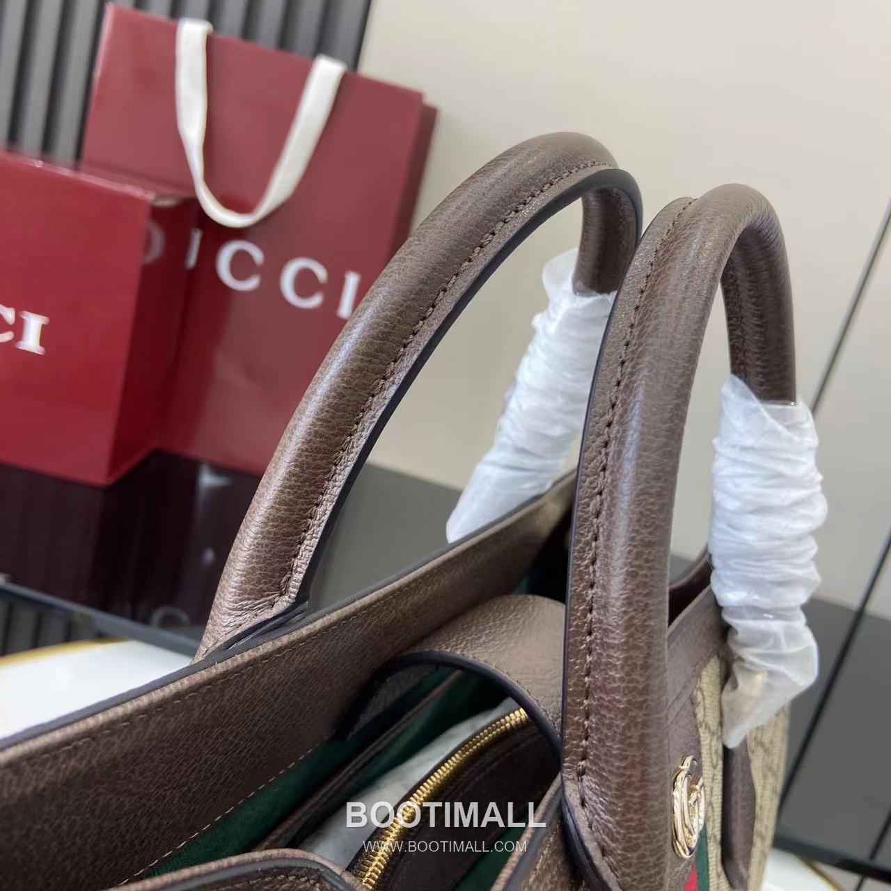 Gucci Ophidia Top Handle GG Canvas Brown Top Handle Bag 구찌 오피디아 탑 핸들백 836839 GG 캔버스 브라운 탑핸들백 33.5cm 10