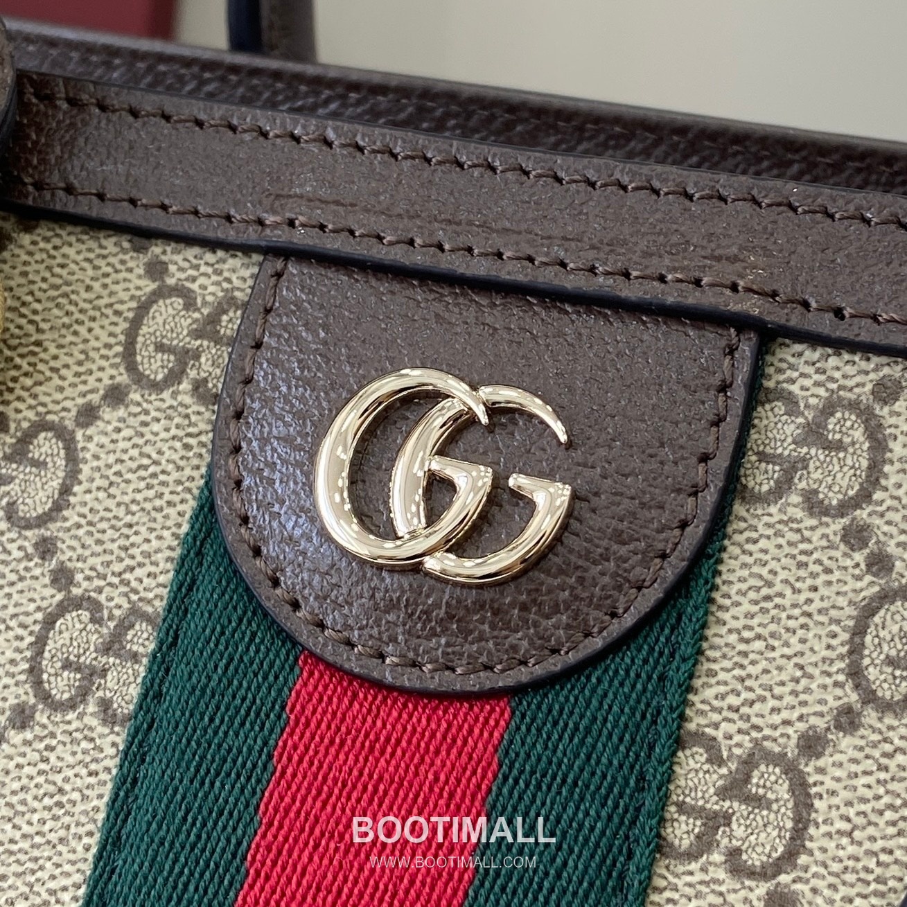 Gucci Ophidia Top Handle GG Canvas Brown Top Handle Bag 구찌 오피디아 탑 핸들백 836839 GG 캔버스 브라운 탑핸들백 33.5cm 11