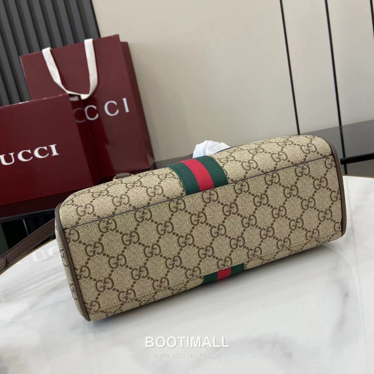 Gucci Ophidia Top Handle GG Canvas Brown Top Handle Bag 구찌 오피디아 탑 핸들백 836840 GG 캔버스 브라운 탑핸들백 25.5cm 4