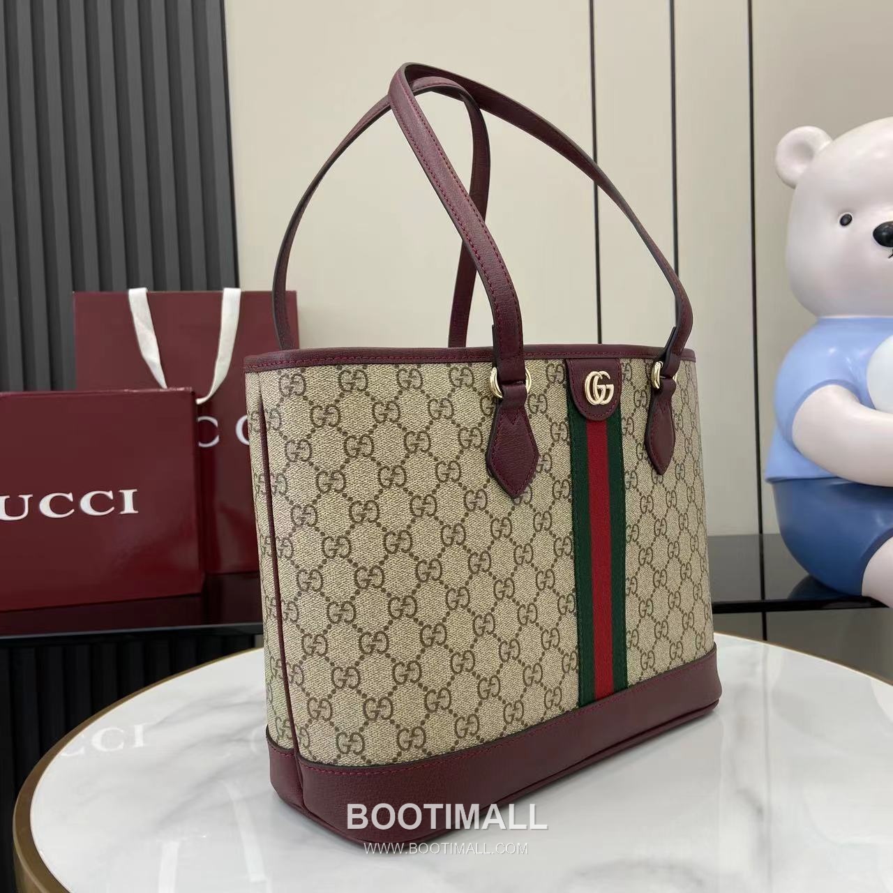 Gucci Ophidia Top Handle GG Canvas Brown Top Handle Bag 구찌 오피디아 탑 핸들백 836849 GG 캔버스 브라운 탑핸들백 31cm 2