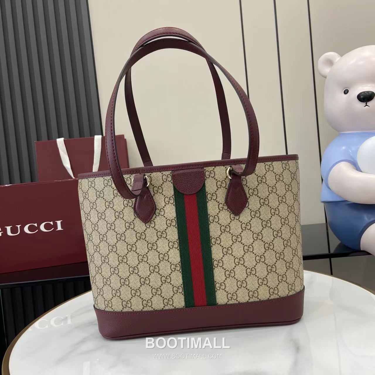 Gucci Ophidia Top Handle GG Canvas Brown Top Handle Bag 구찌 오피디아 탑 핸들백 836849 GG 캔버스 브라운 탑핸들백 31cm 3